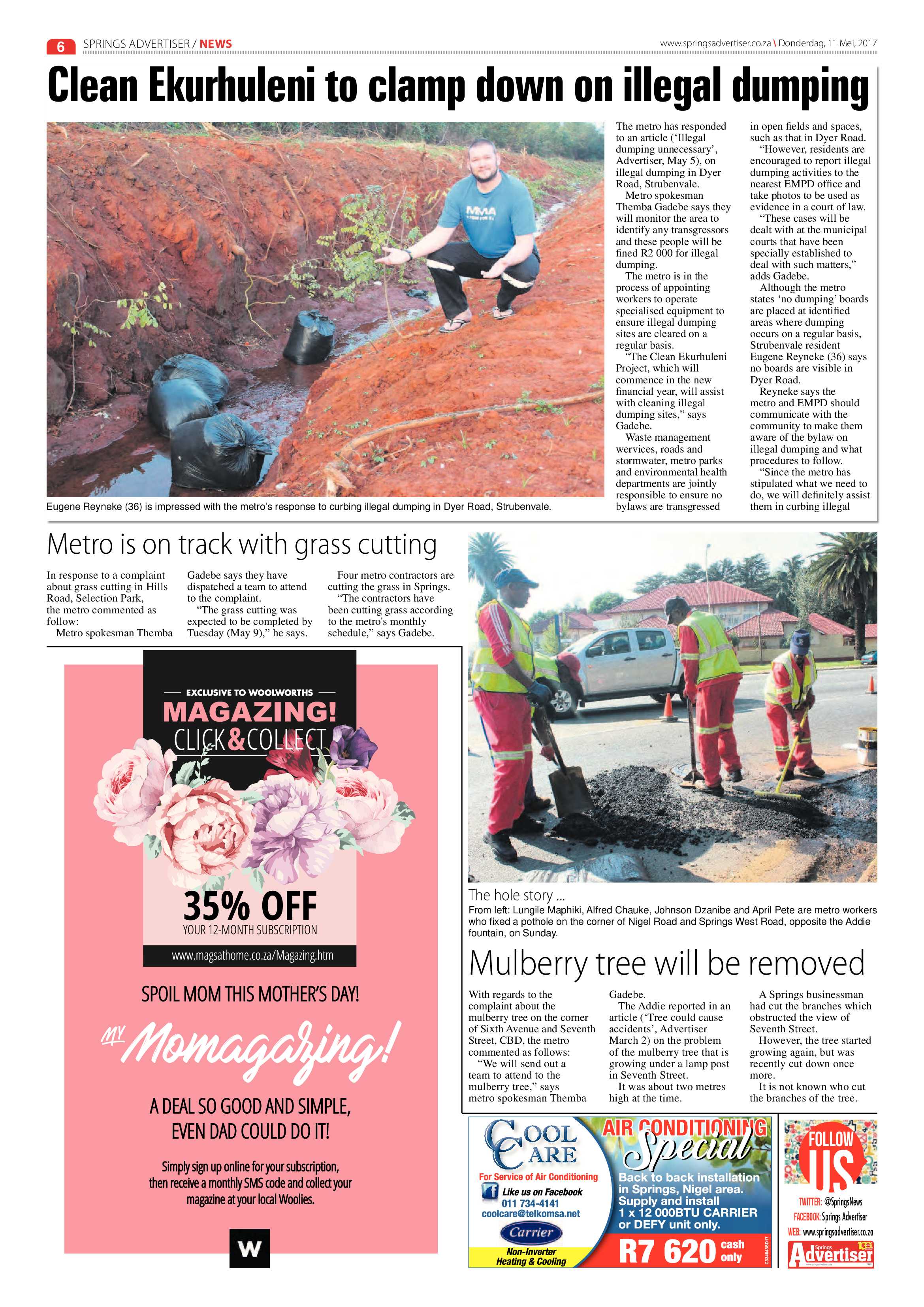 Springs Advertiser 11 May 2017 page 6