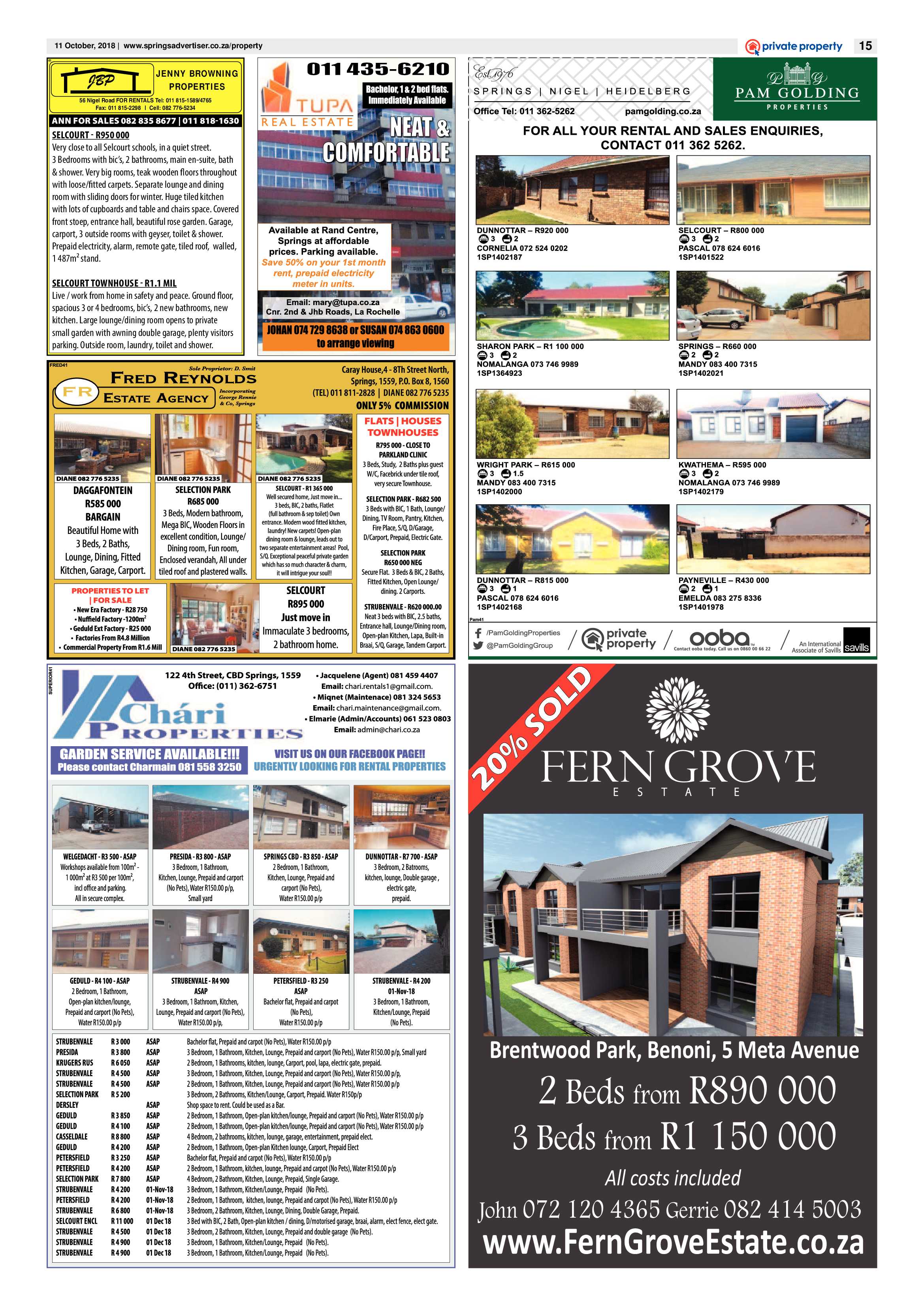 Springs Advertiser 11 October 2018 page 15