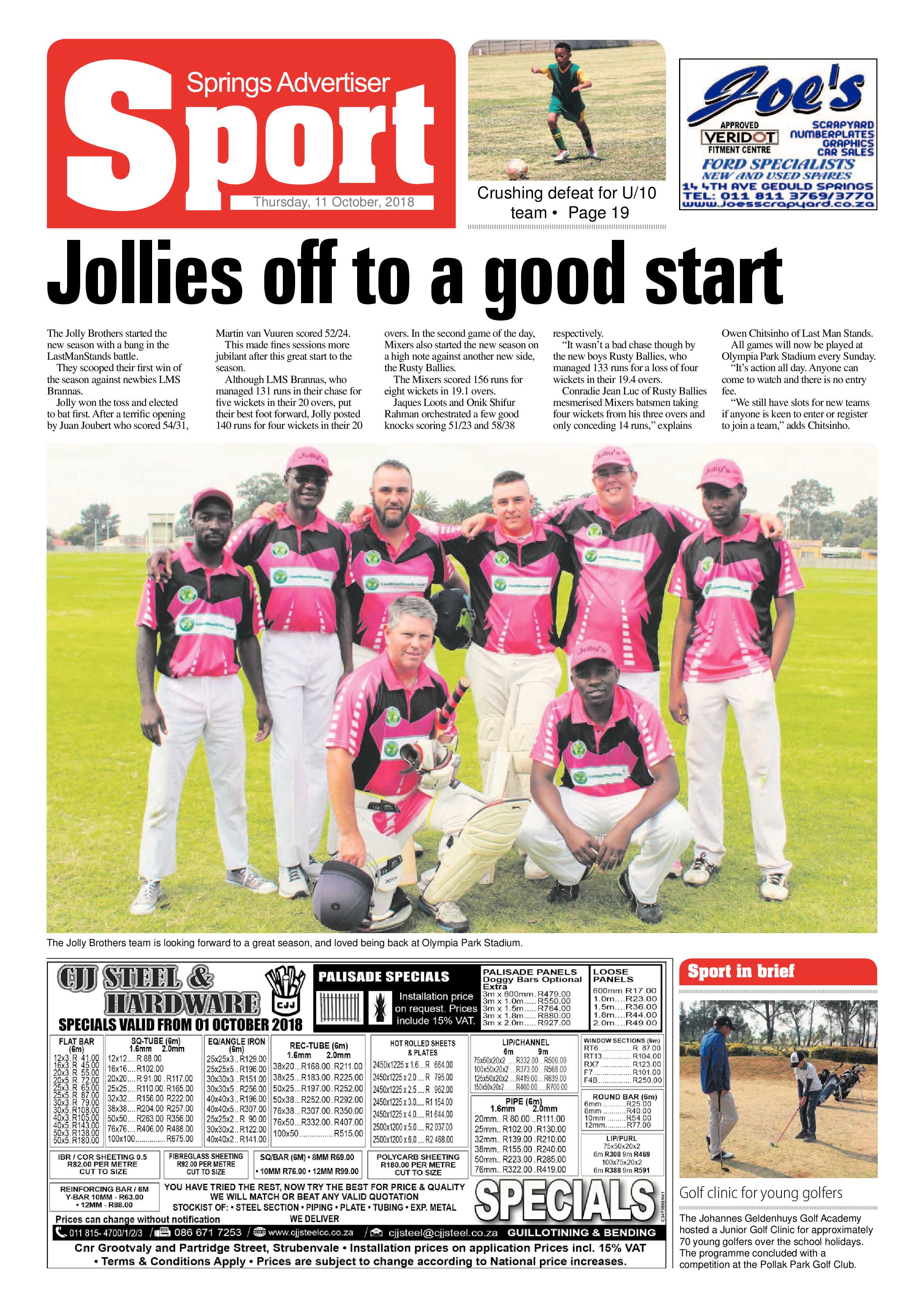 Springs Advertiser 11 October 2018 page 20