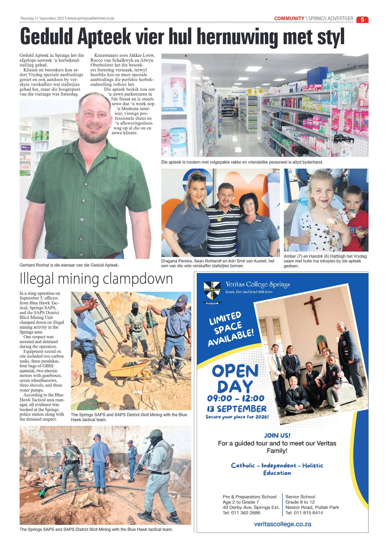 Springs Advertiser 11 September 2025 page 5