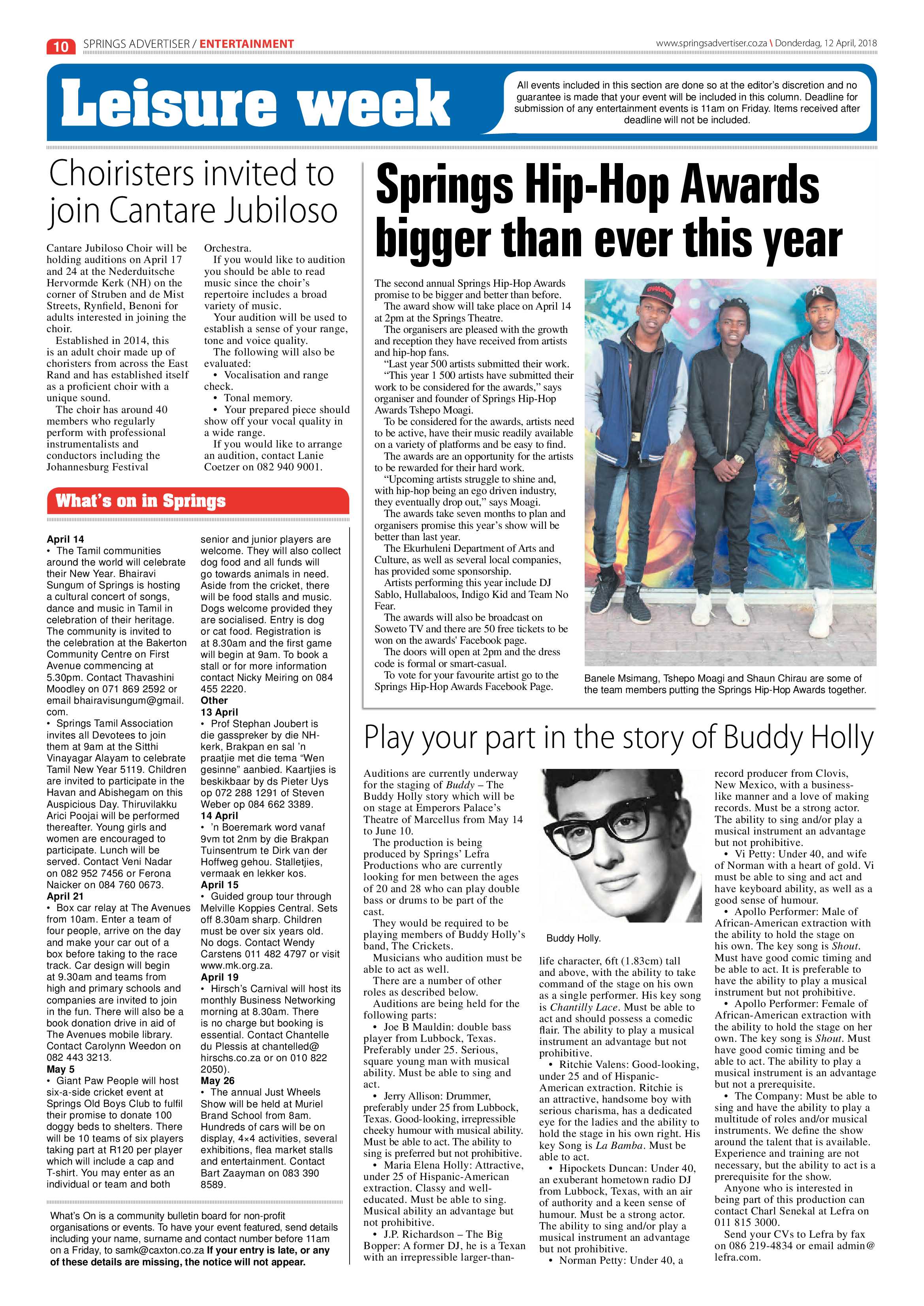 Springs Advertiser 12 April 2018 page 10