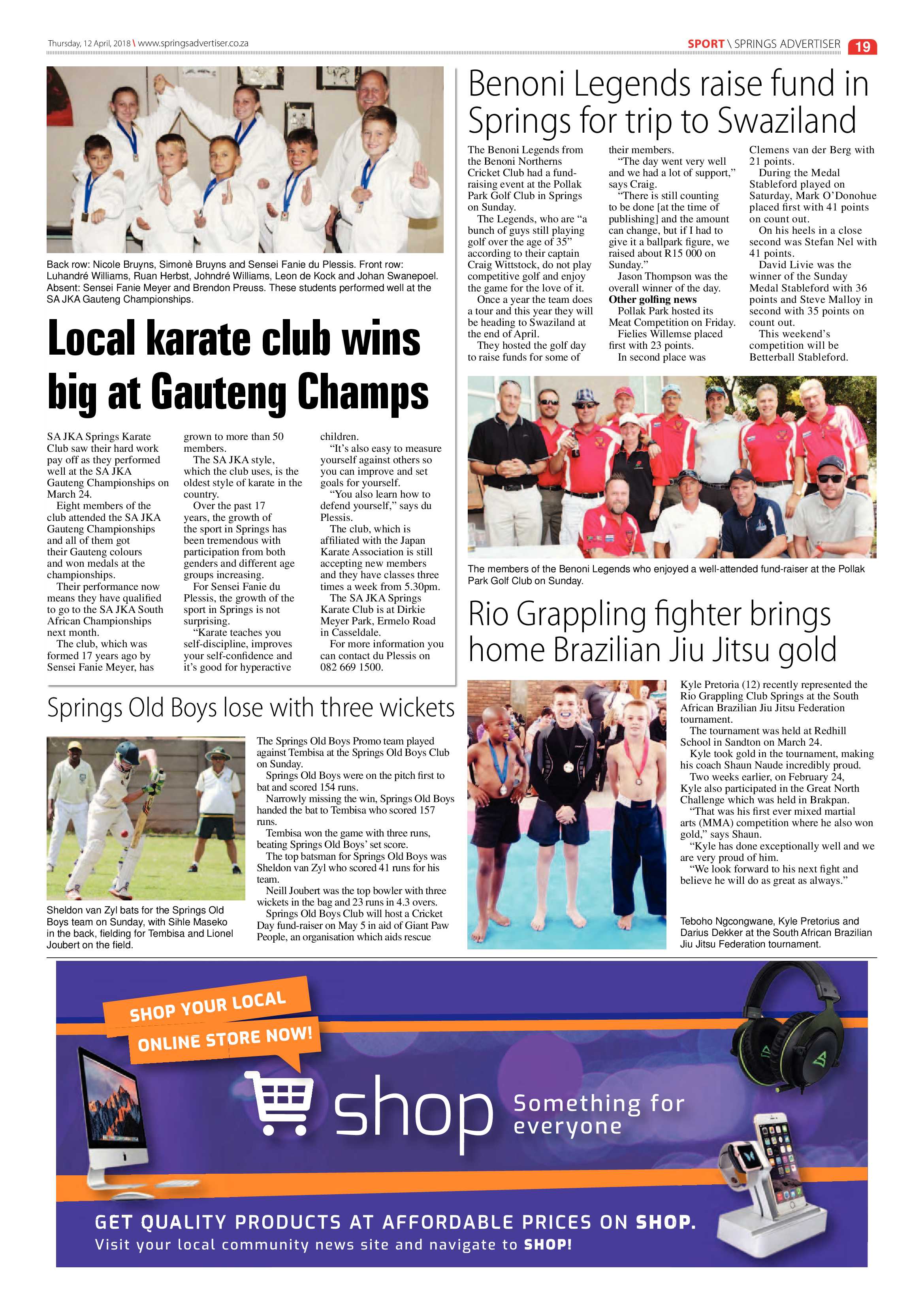 Springs Advertiser 12 April 2018 page 19
