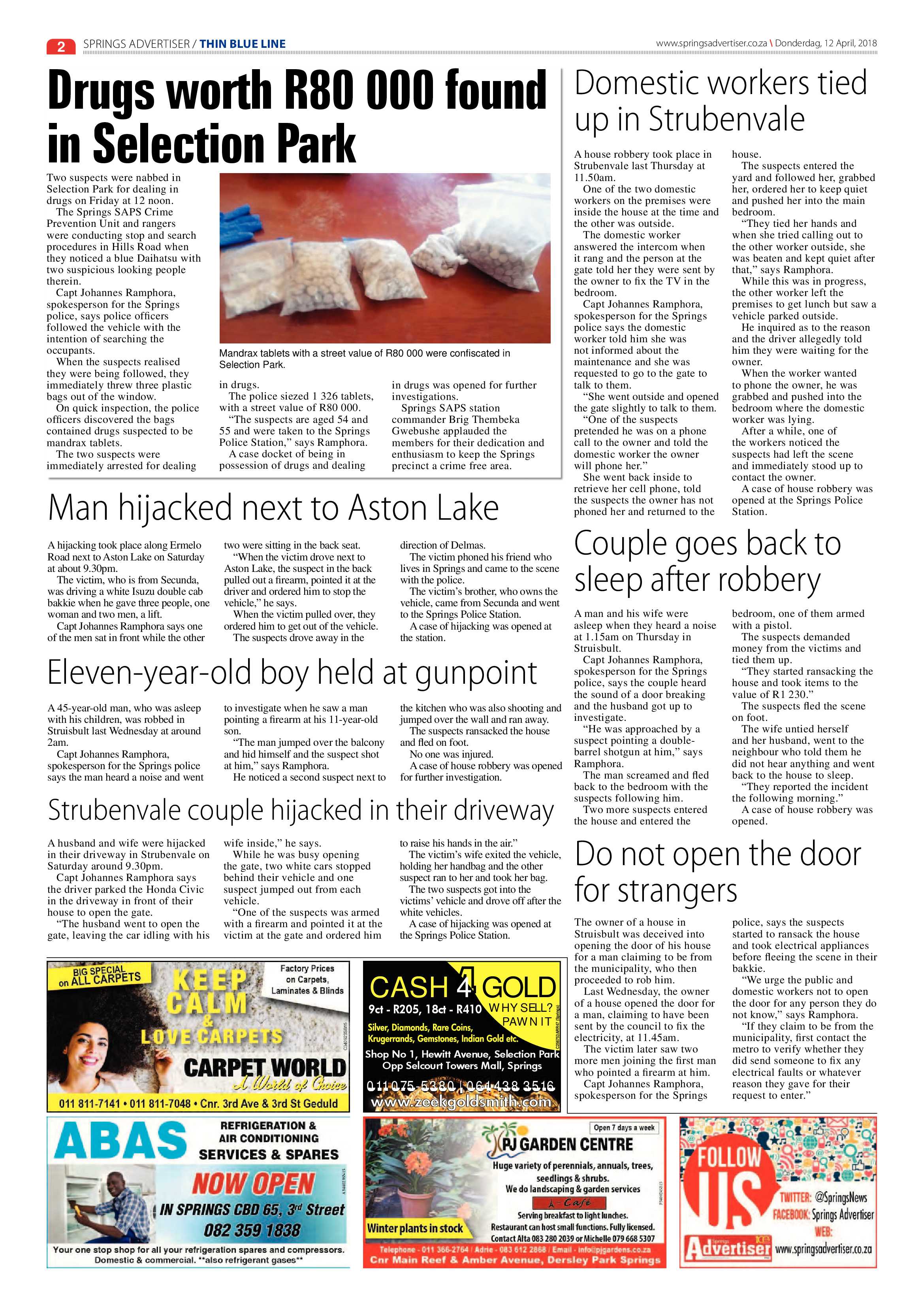 Springs Advertiser 12 April 2018 page 2
