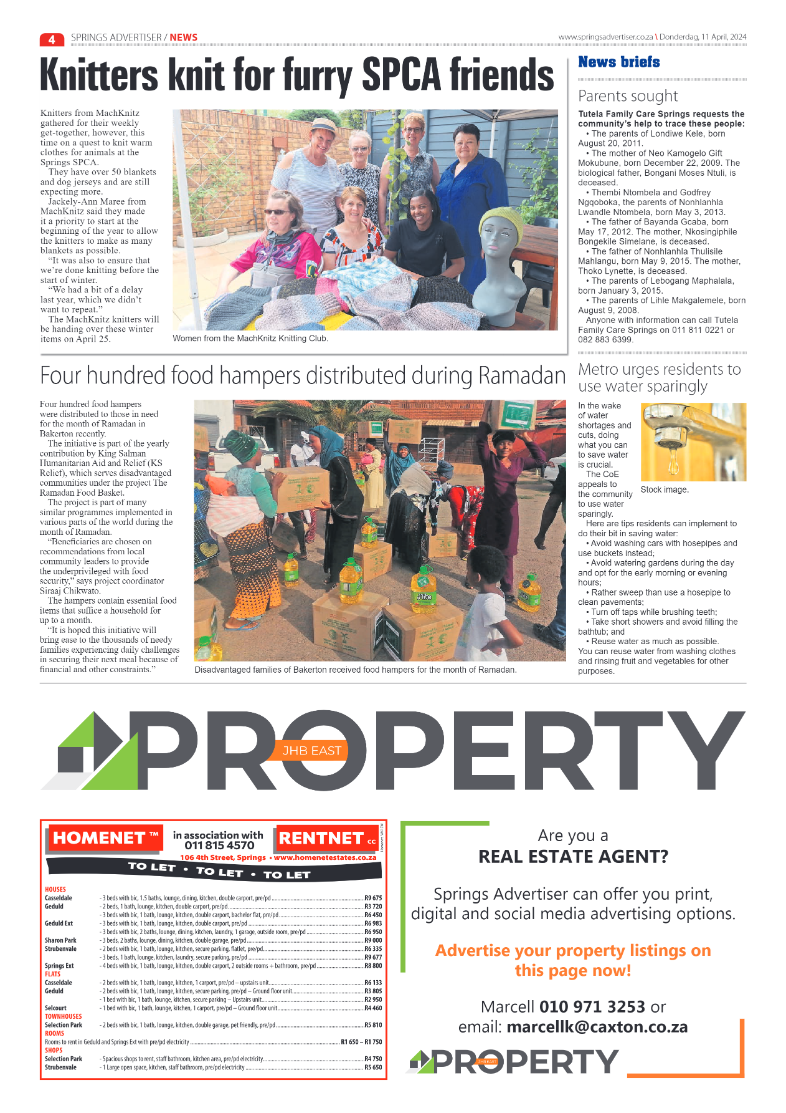 Springs Advertiser 12 April 2024 page 4