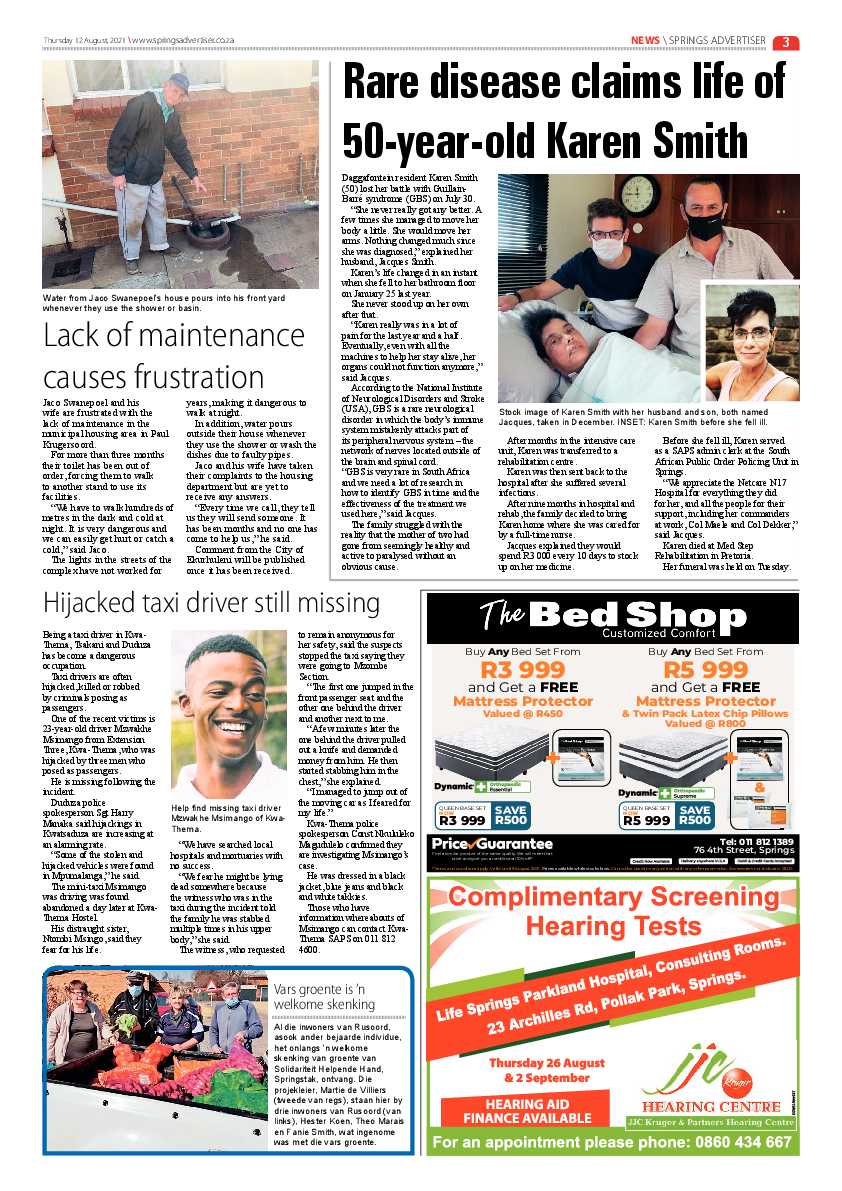 Springs Advertiser 12 August 2021 page 3