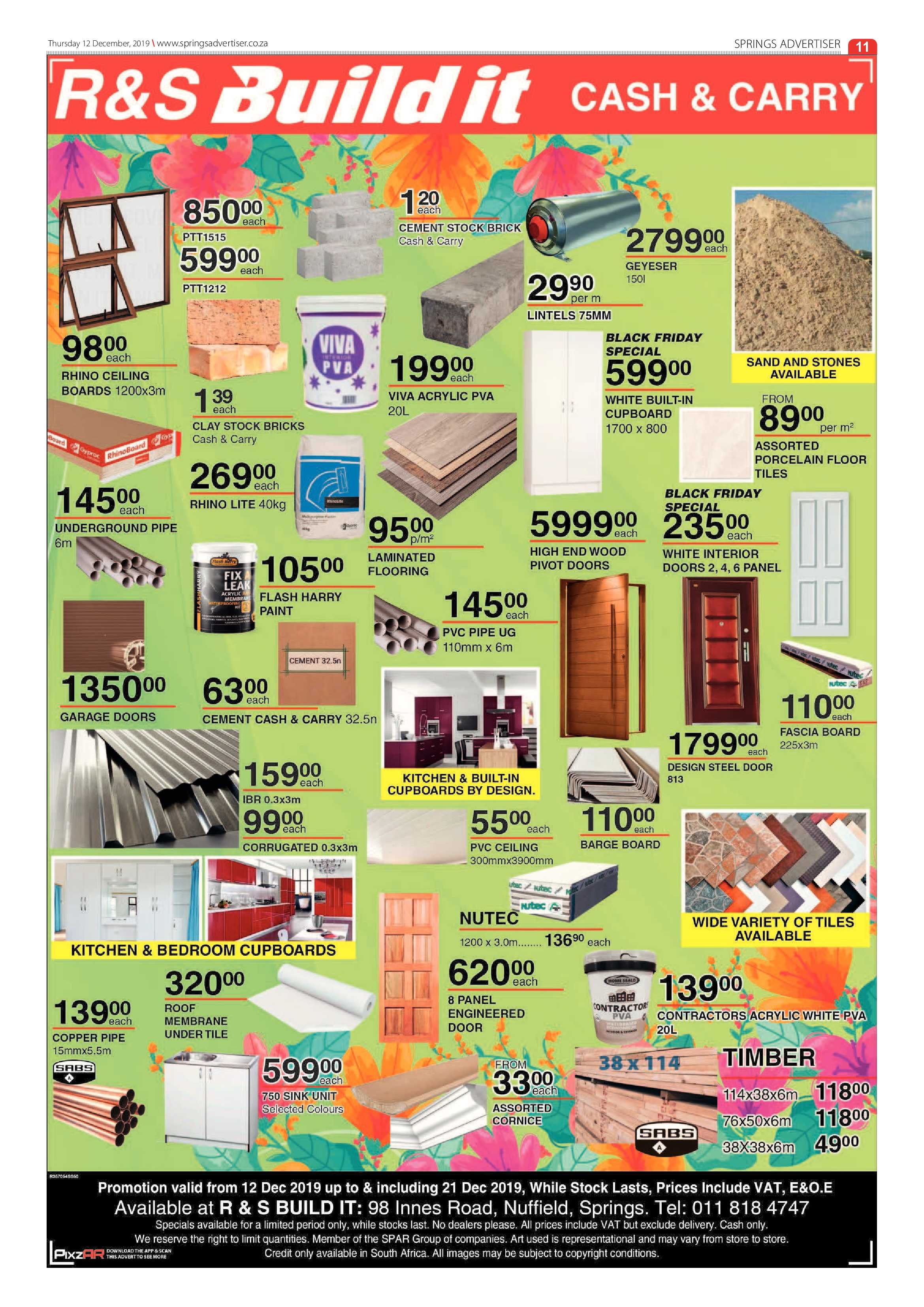 Springs Advertiser 12 December 2019 page 11