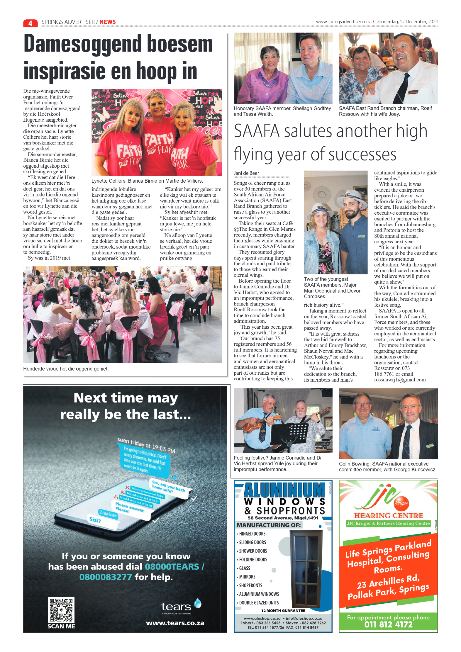 Springs Advertiser 12 December 2024 page 4