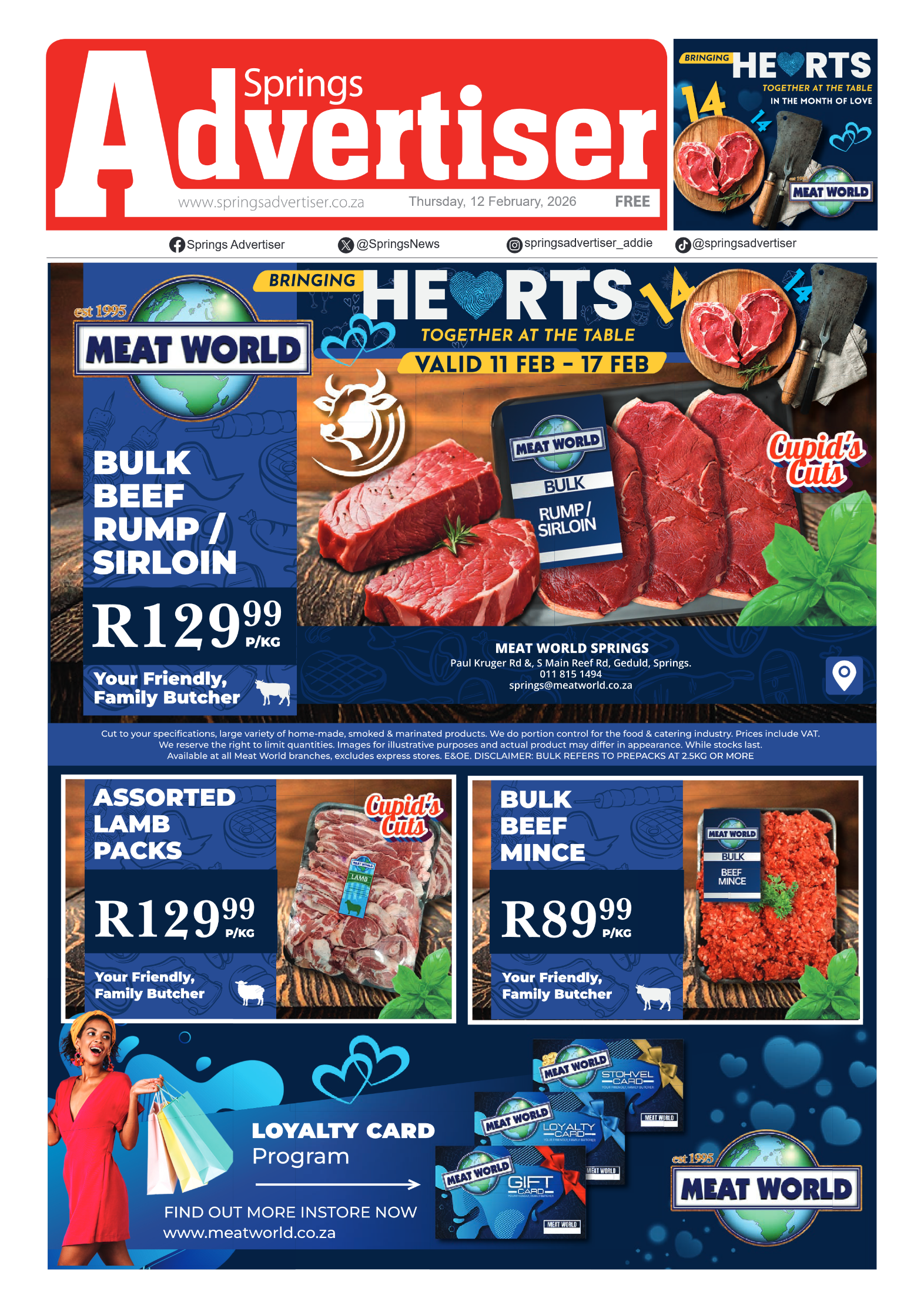 Springs Advertiser 12 February 2026 page 1