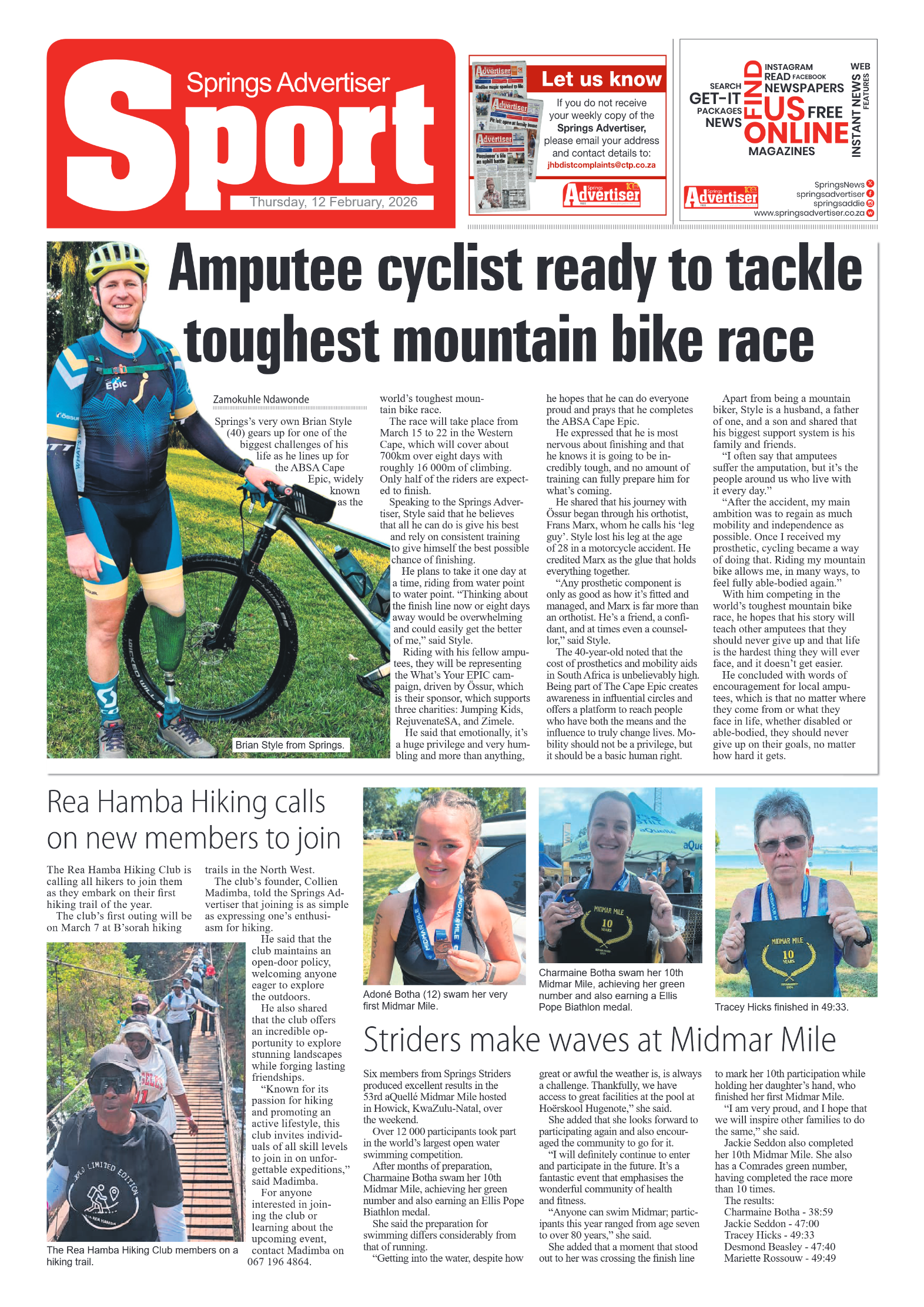 Springs Advertiser 12 February 2026 page 10