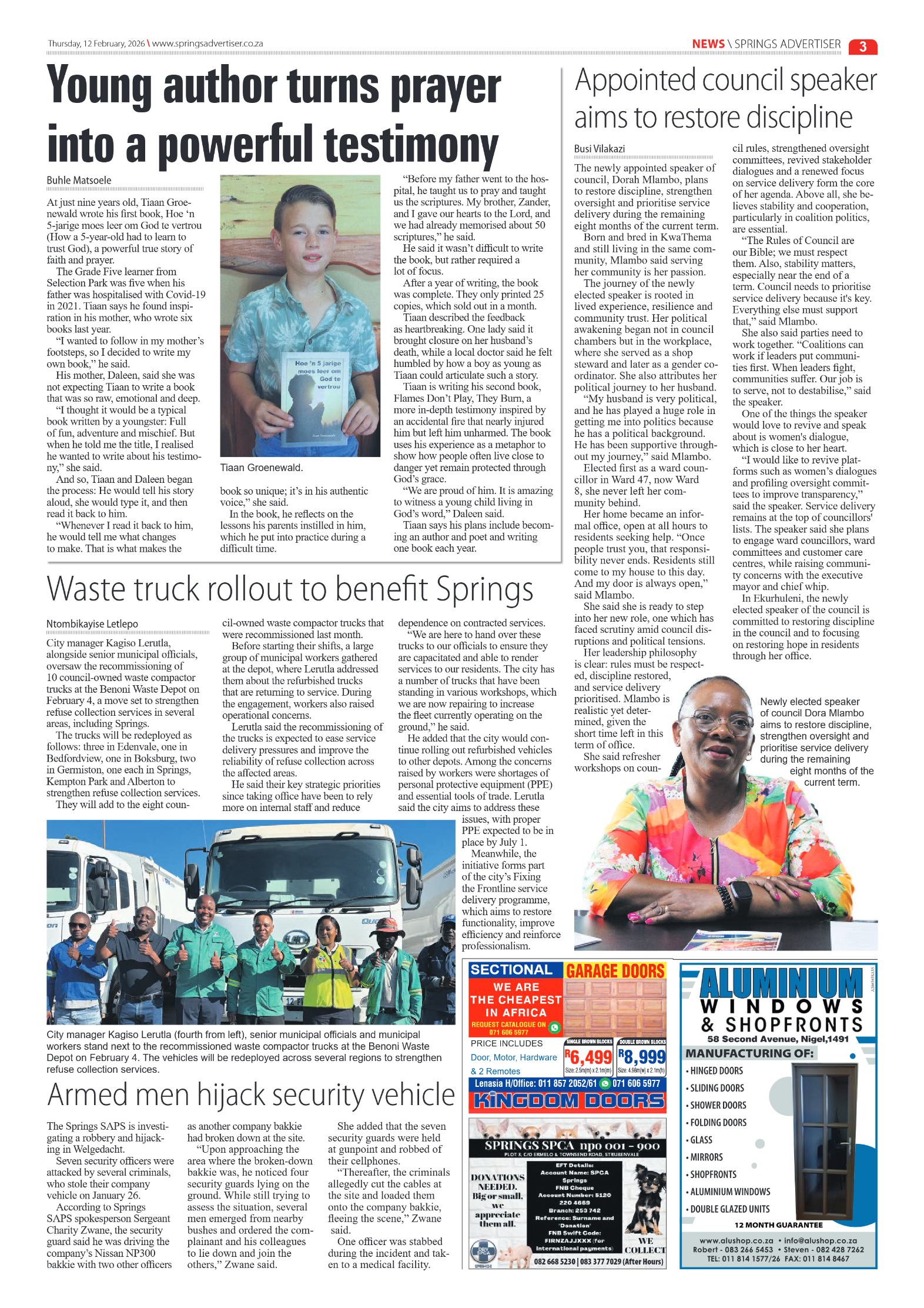 Springs Advertiser 12 February 2026 page 5