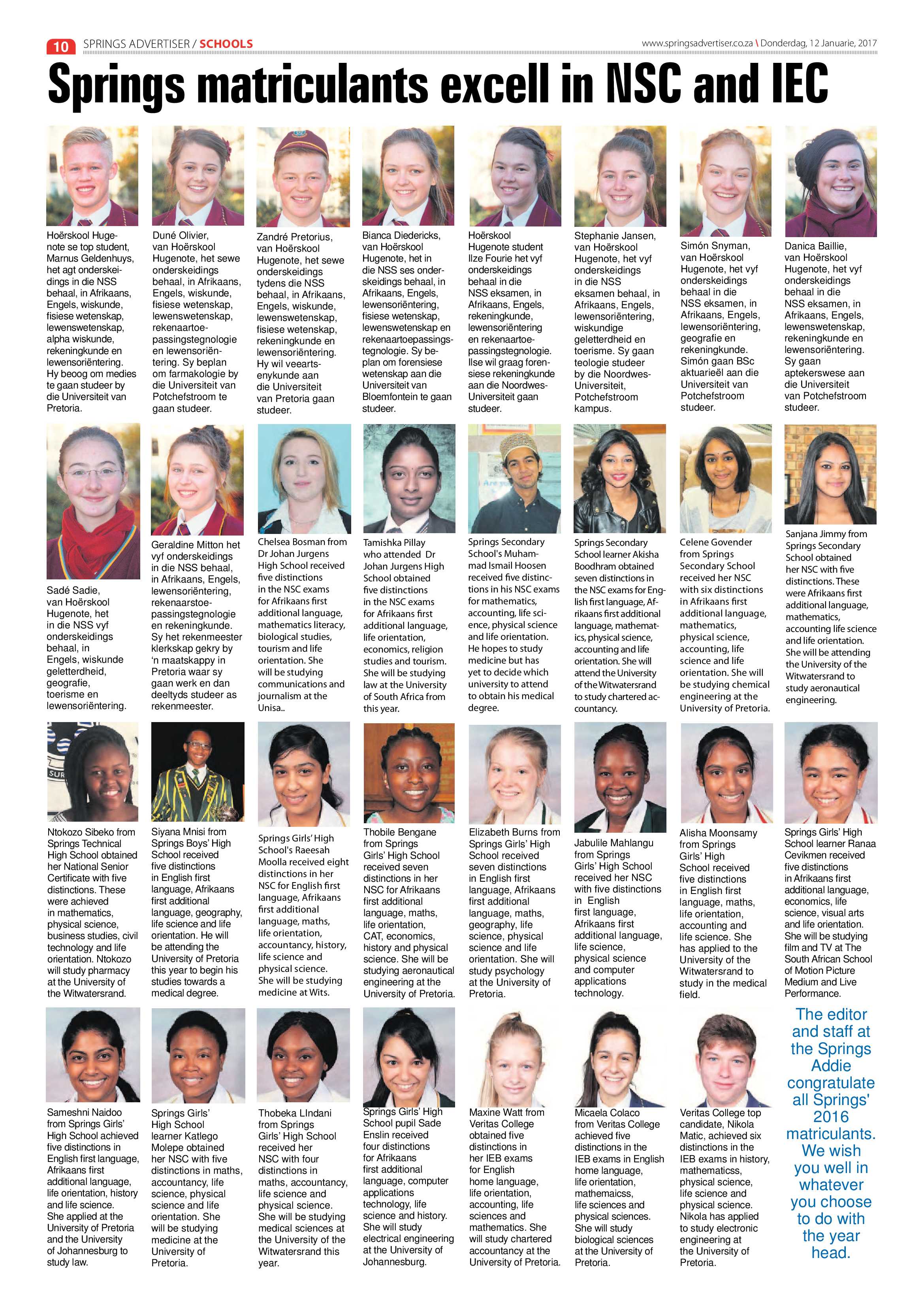 Springs Advertiser 12 January 2017 page 10