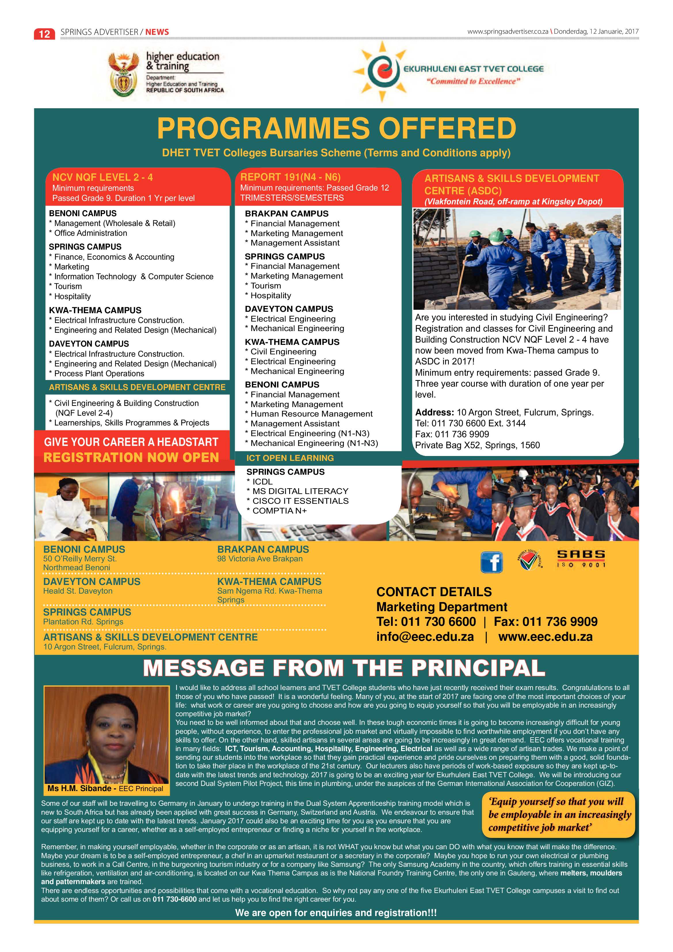 Springs Advertiser 12 January 2017 page 12