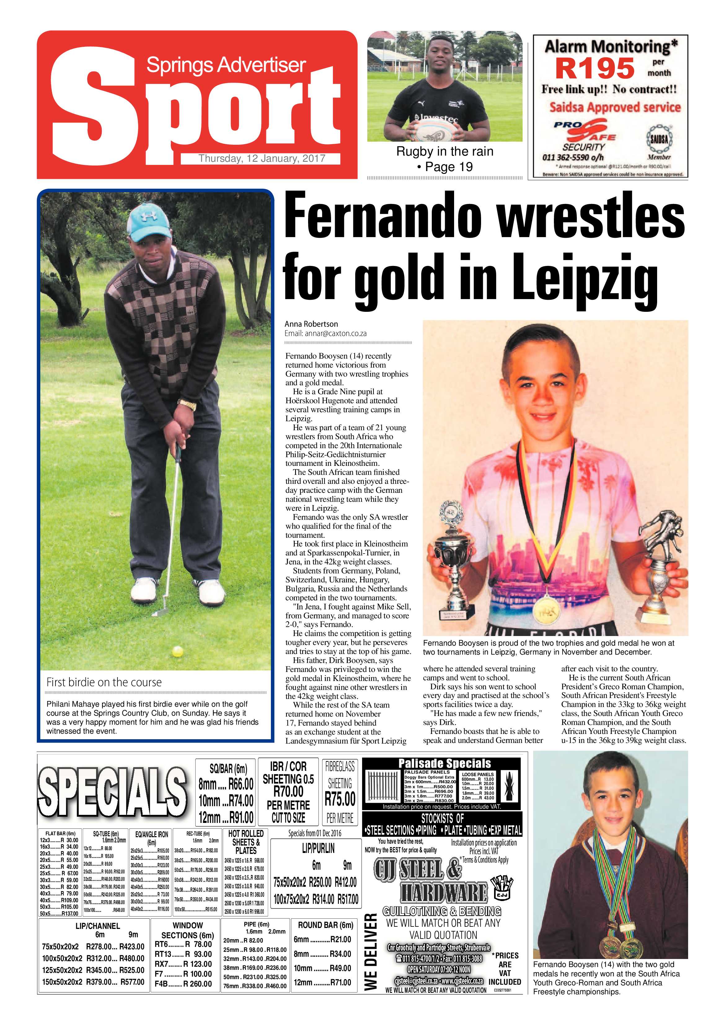 Springs Advertiser 12 January 2017 page 20