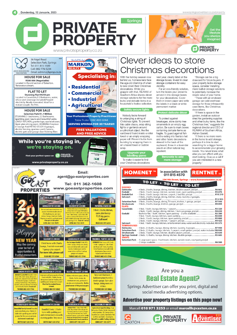 Springs Advertiser 12 January 2023 page 4