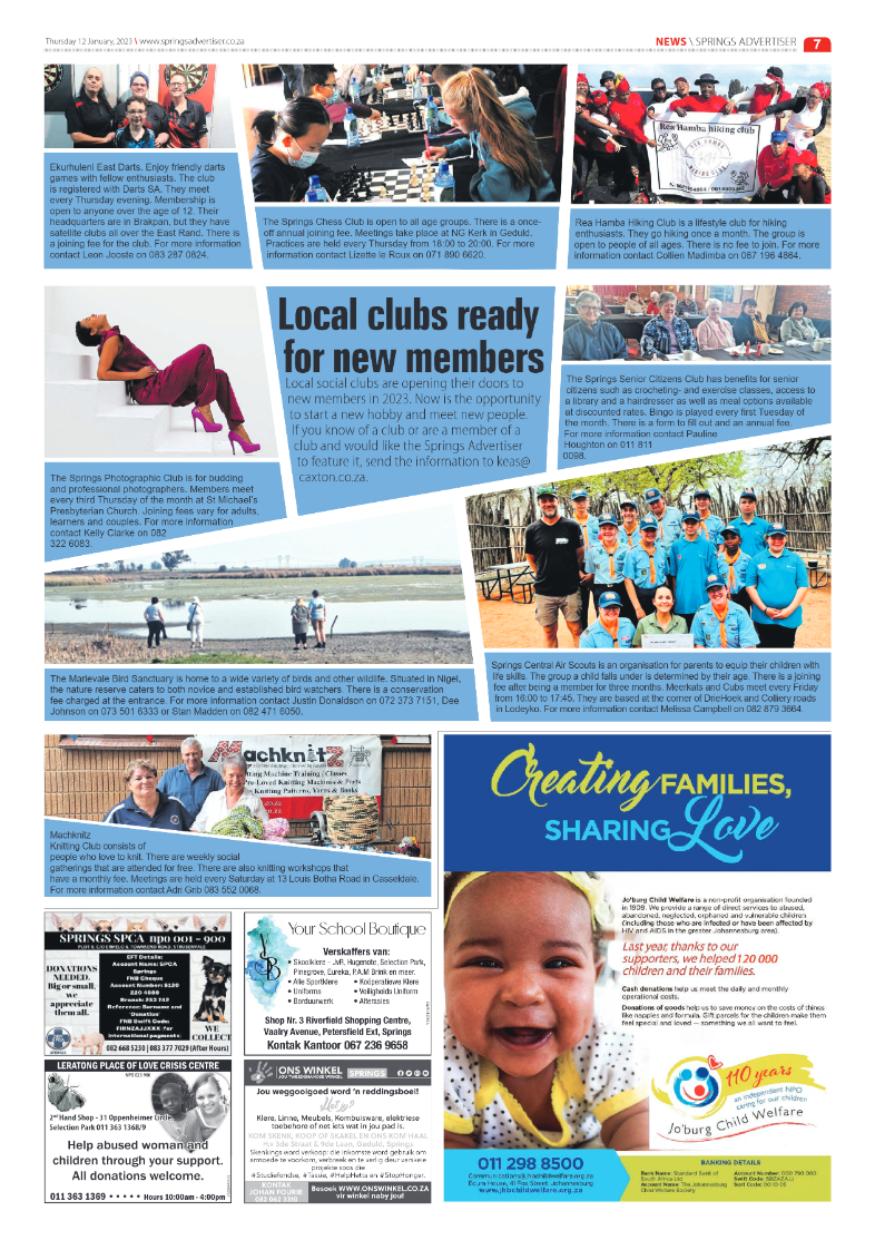 Springs Advertiser 12 January 2023 page 7