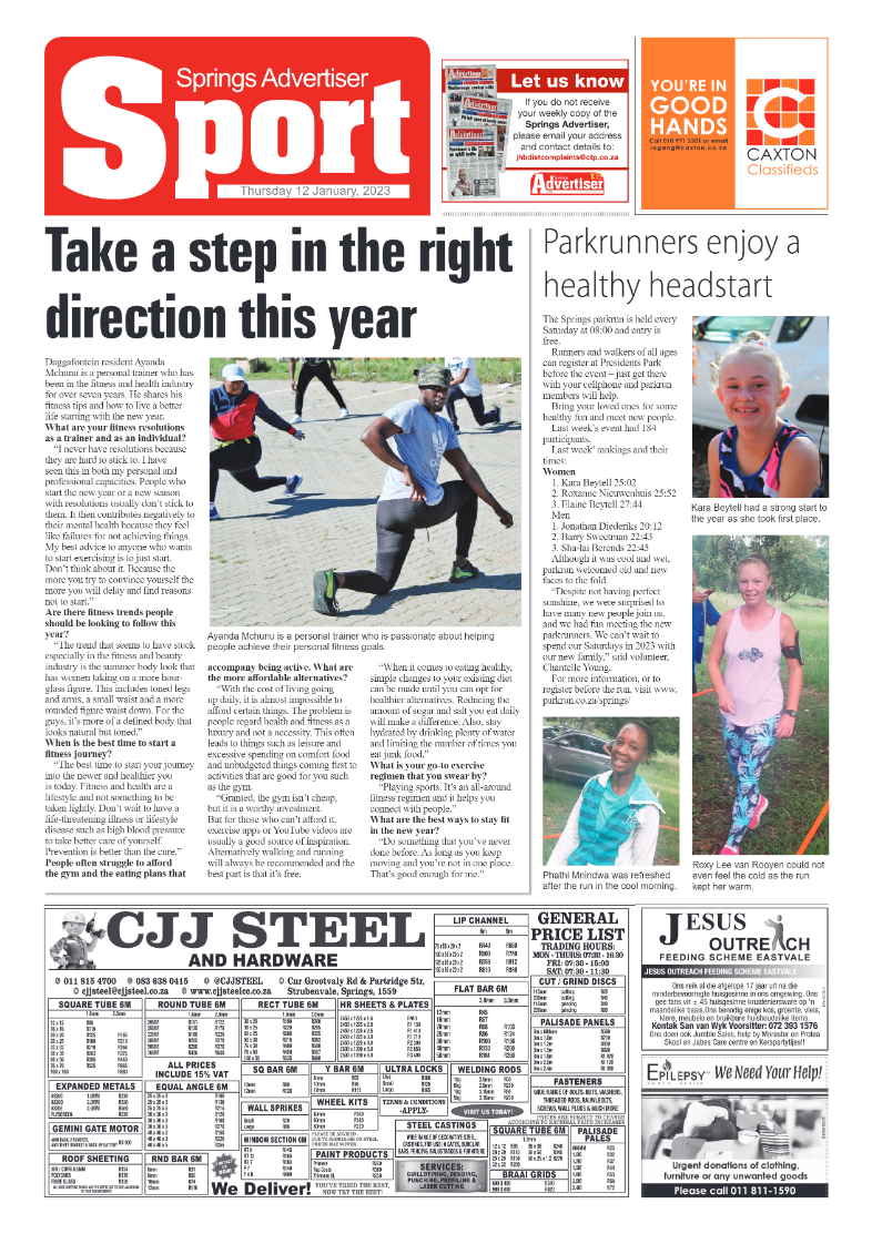 Springs Advertiser 12 January 2023 page 8