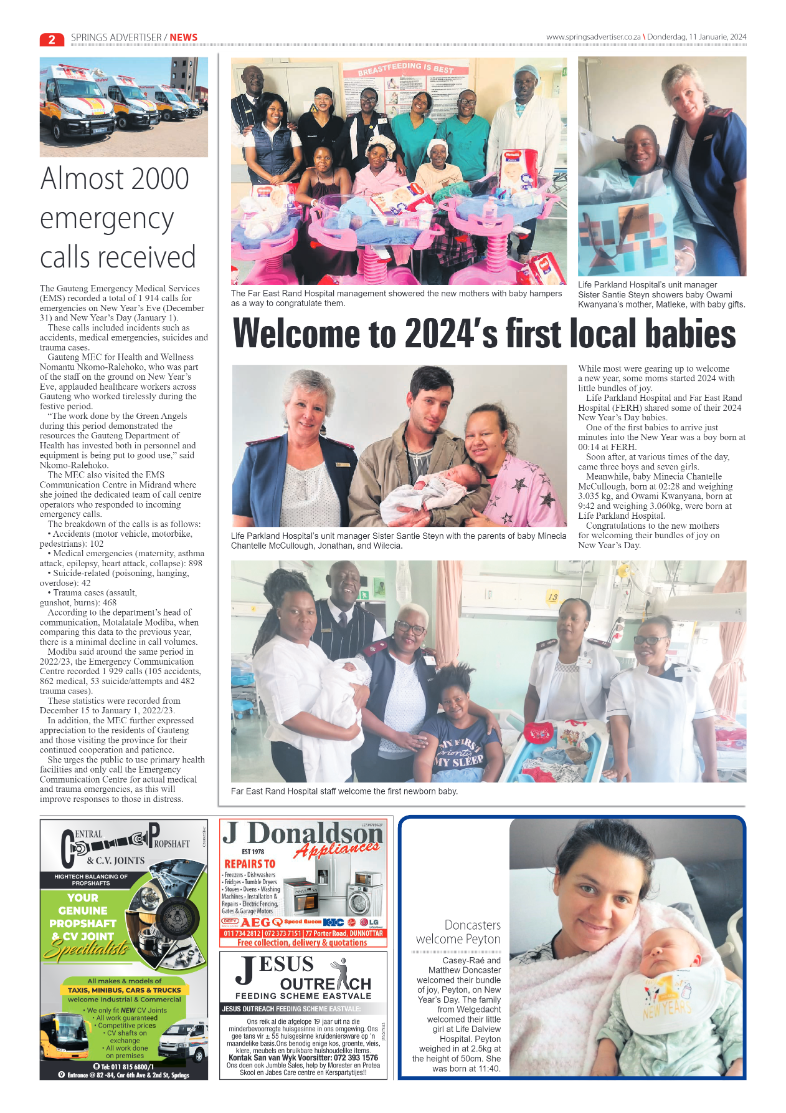 Springs Advertiser 12 January 2024 page 2