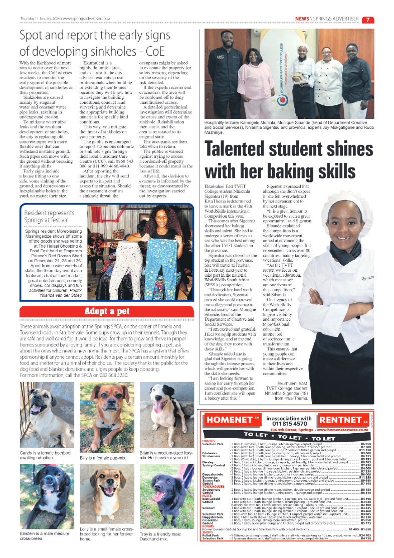 Springs Advertiser 12 January 2024 page 7