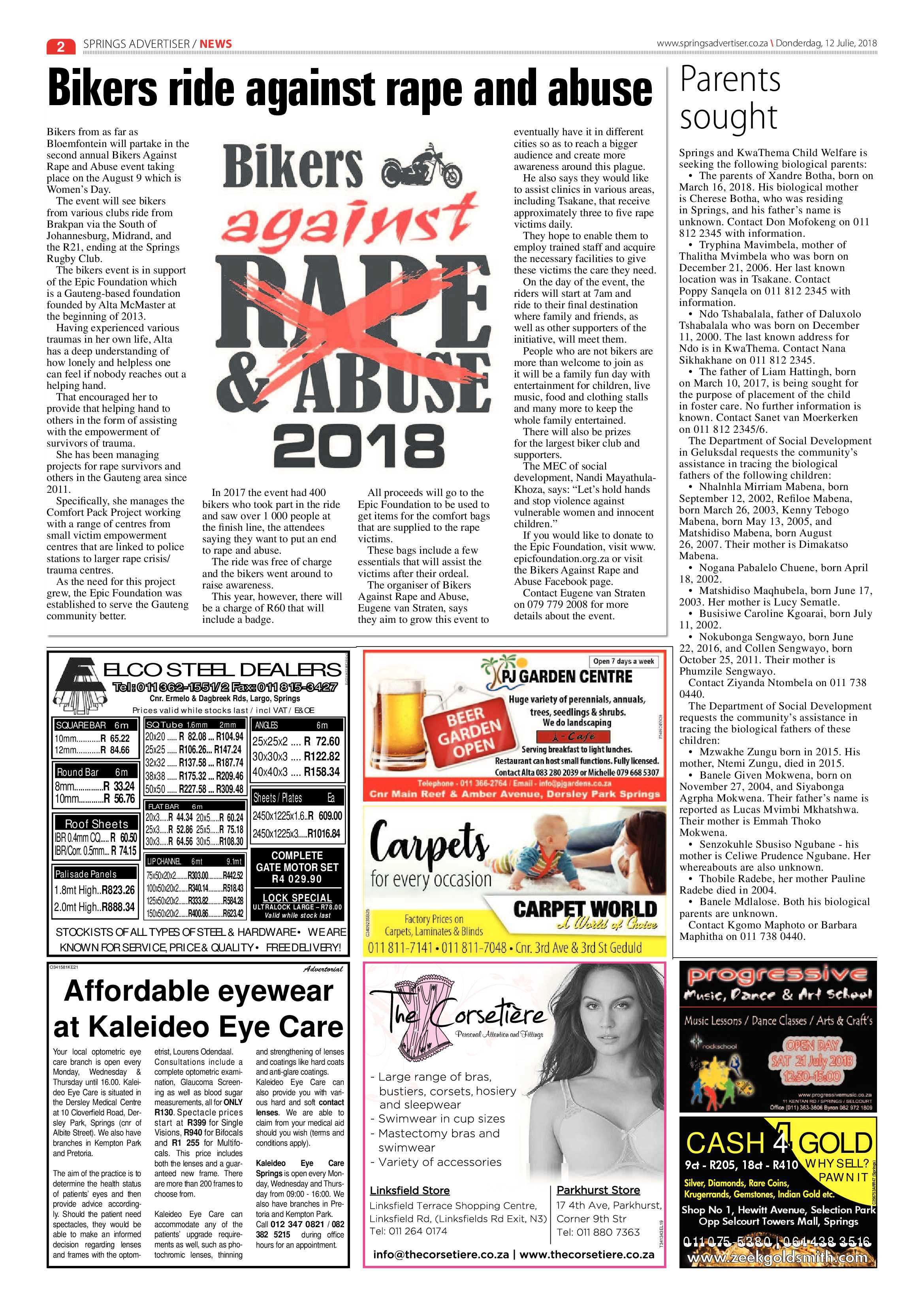 Springs Advertiser 12 July 2018 page 2