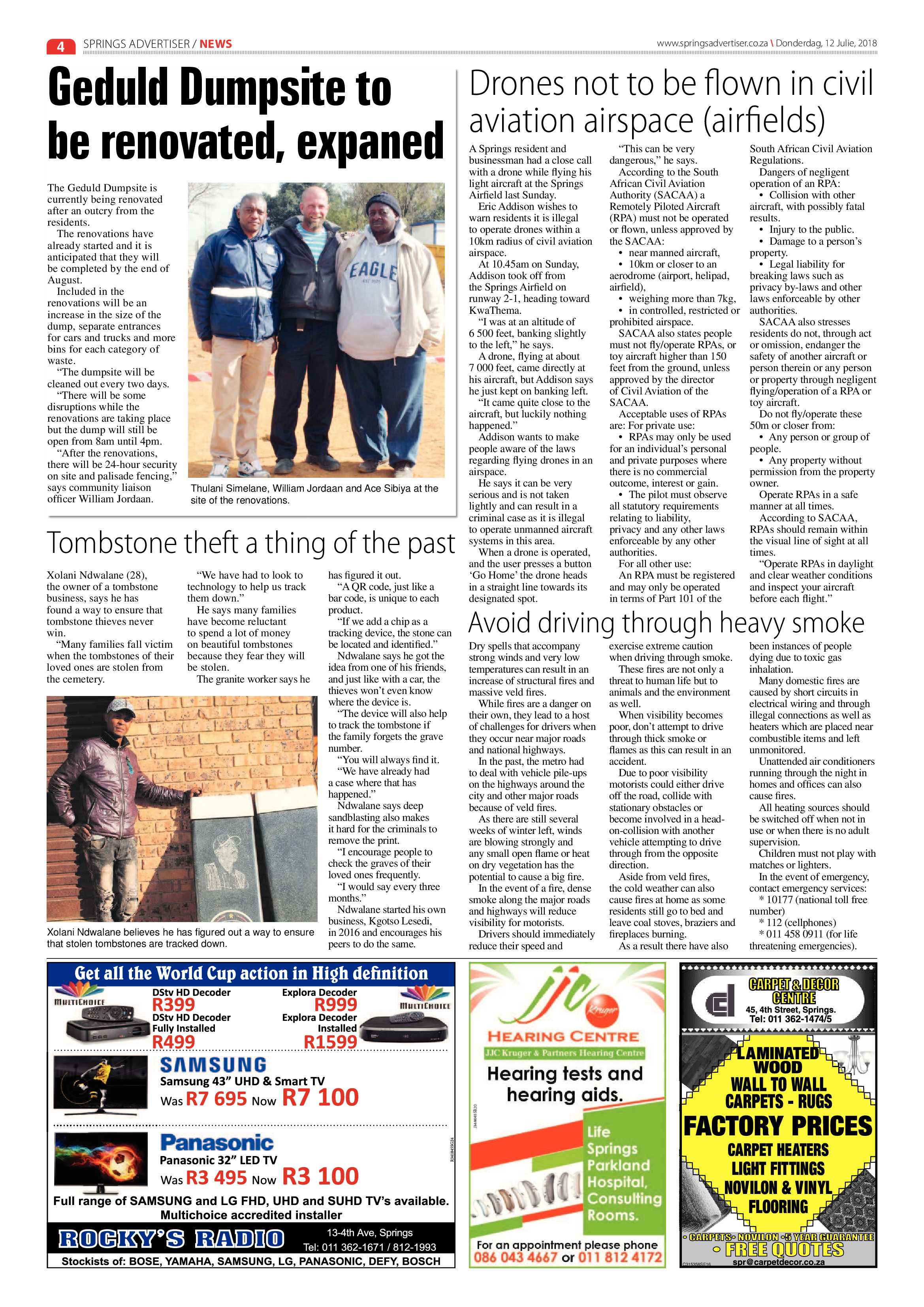 Springs Advertiser 12 July 2018 page 4