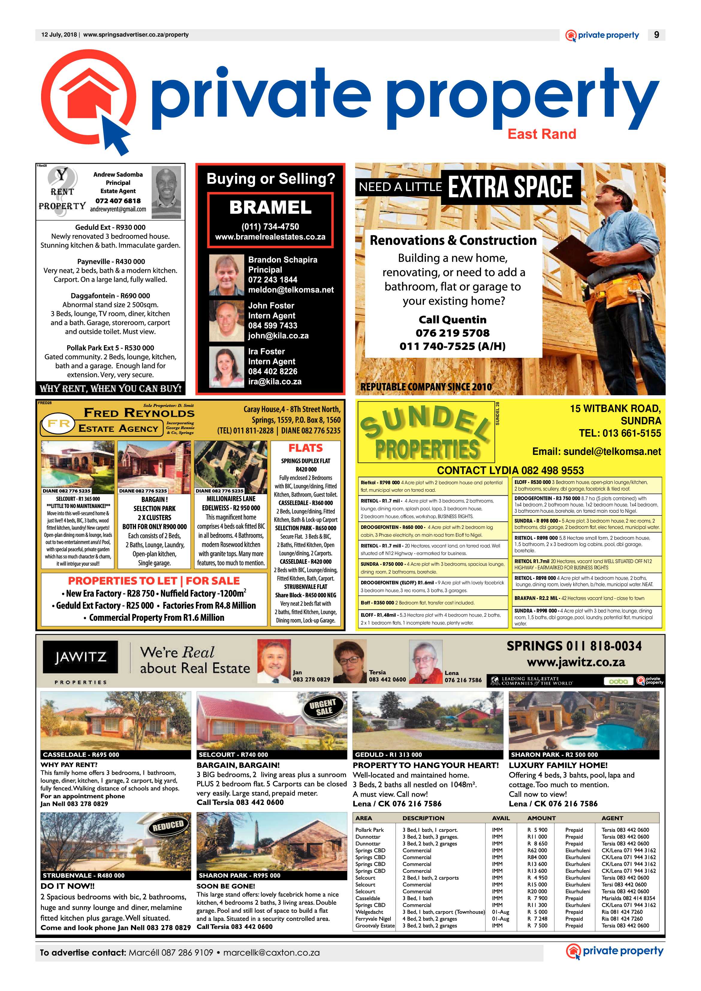 Springs Advertiser 12 July 2018 page 9