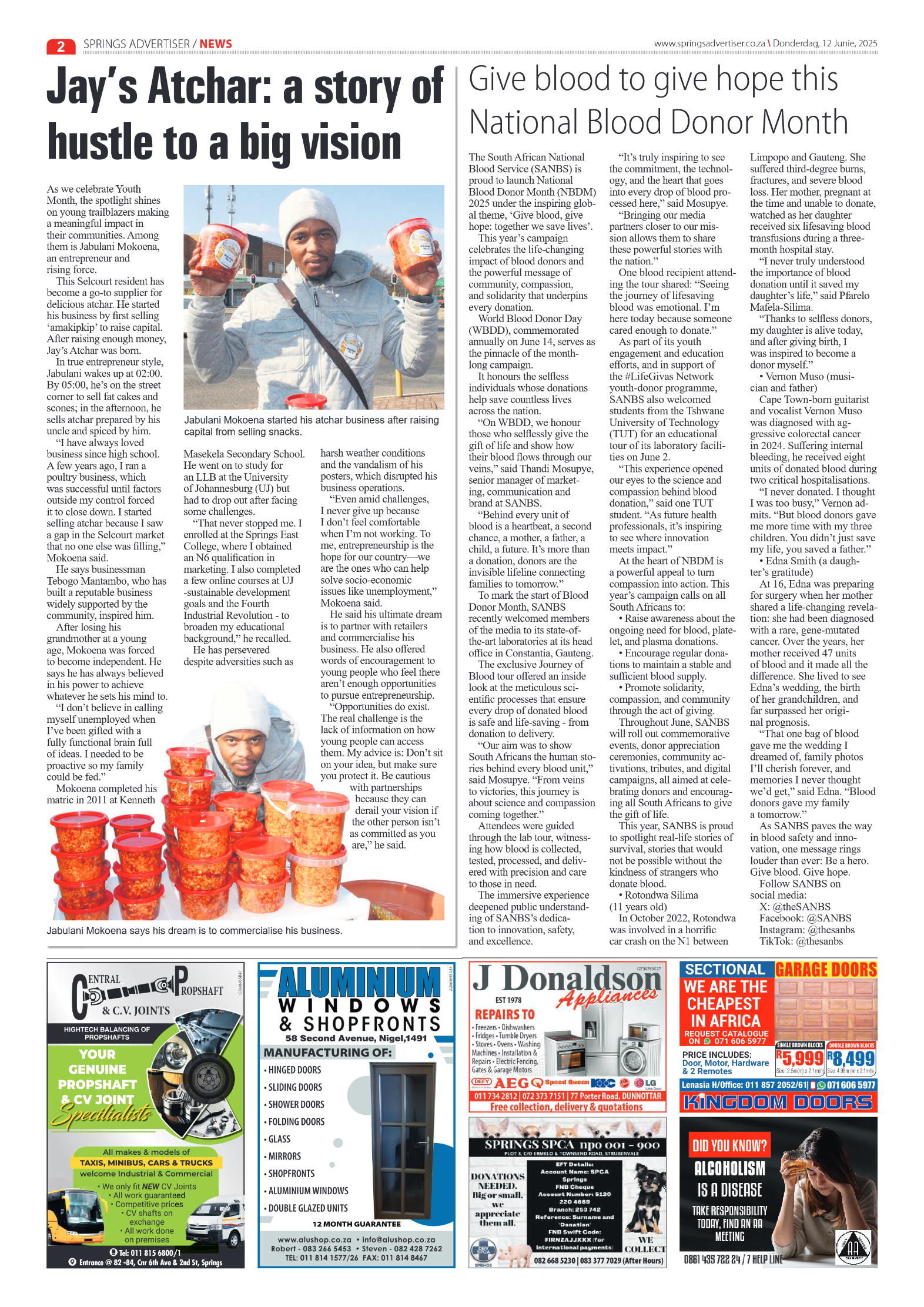 Springs Advertiser 12 June 2025 page 4