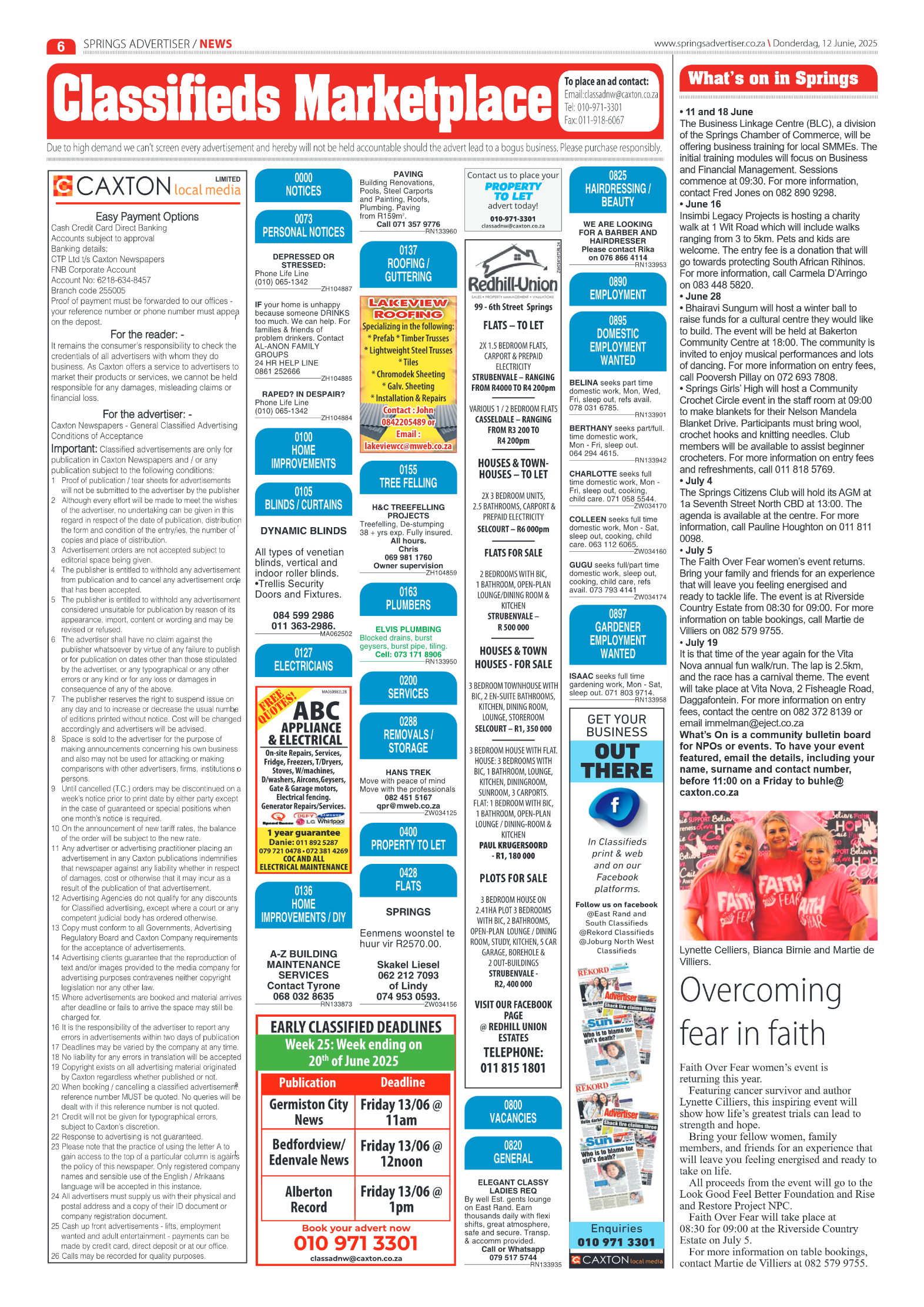 Springs Advertiser 12 June 2025 page 8
