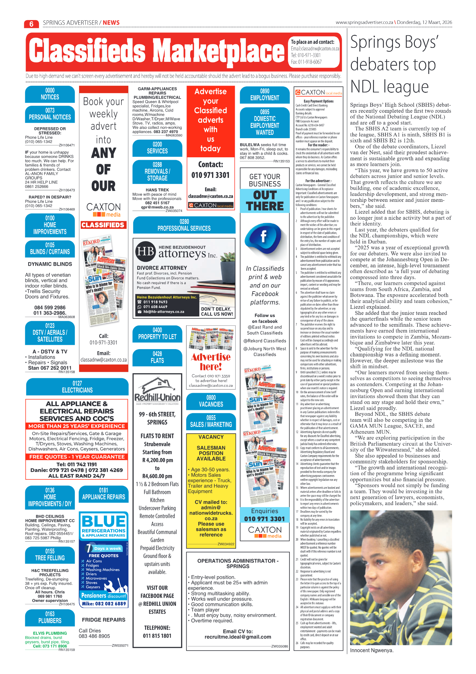 Springs Advertiser 12 March 2026 page 8