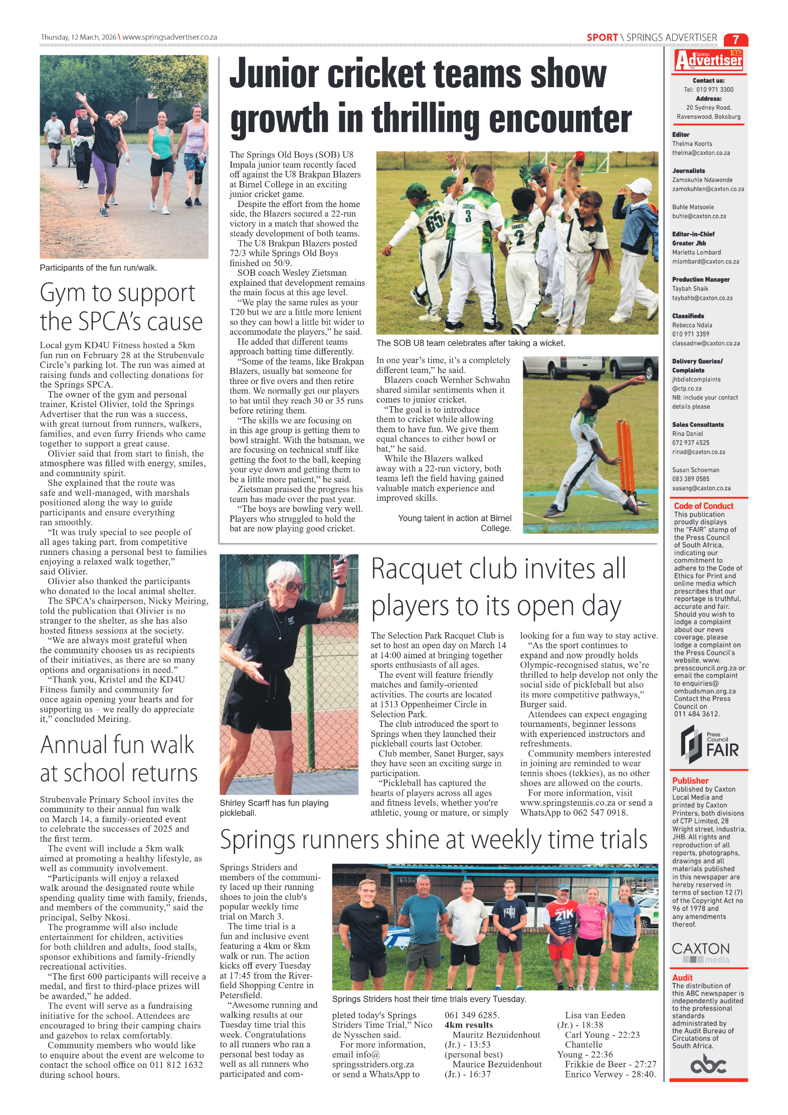 Springs Advertiser 12 March 2026 page 9