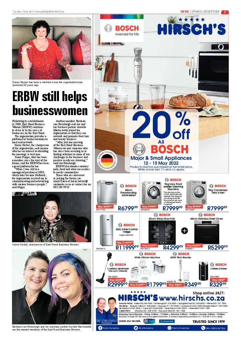 Springs Advertiser 12 May 2022 page 7