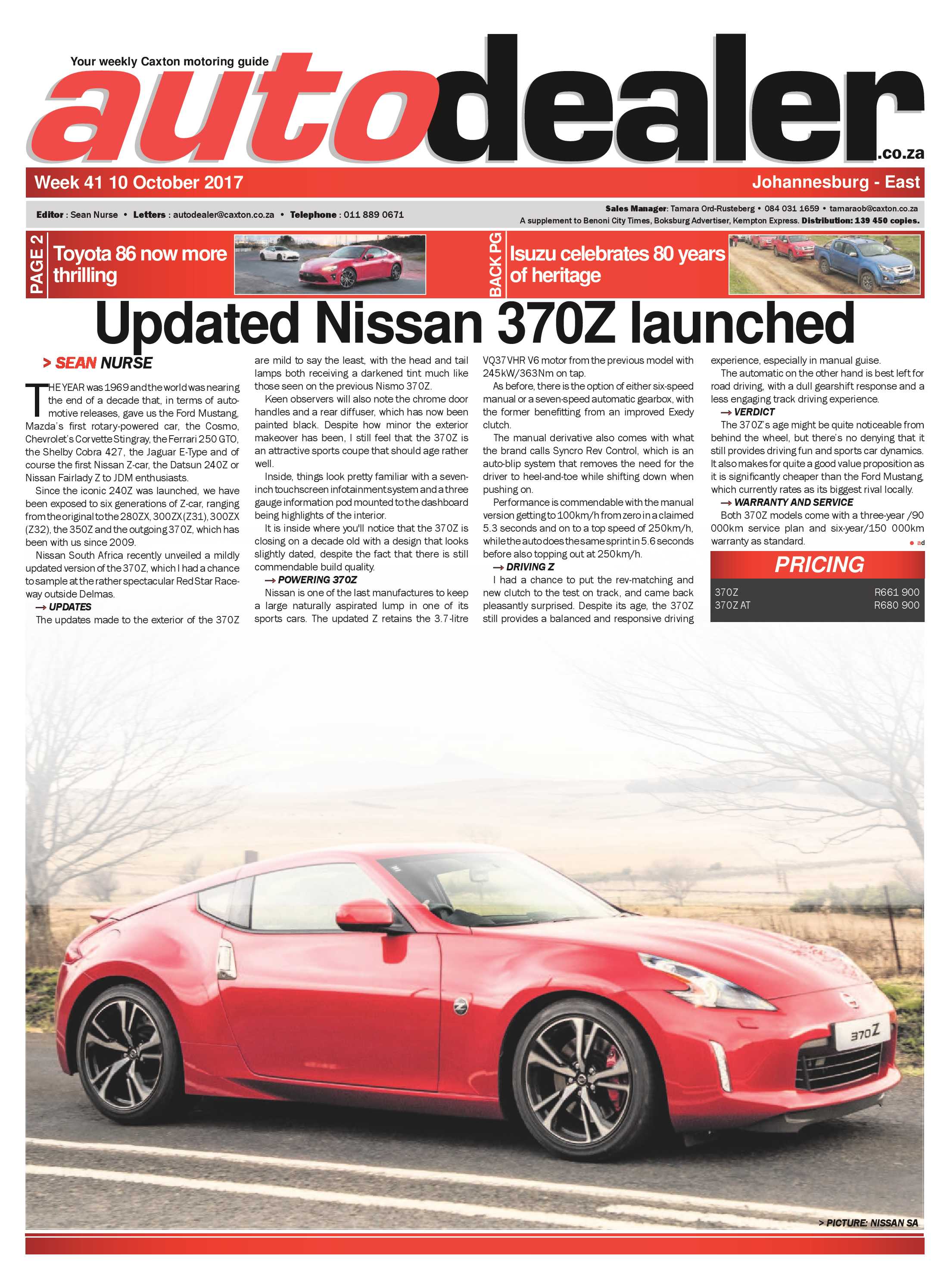 Springs Advertiser 12 October 2017 page 21