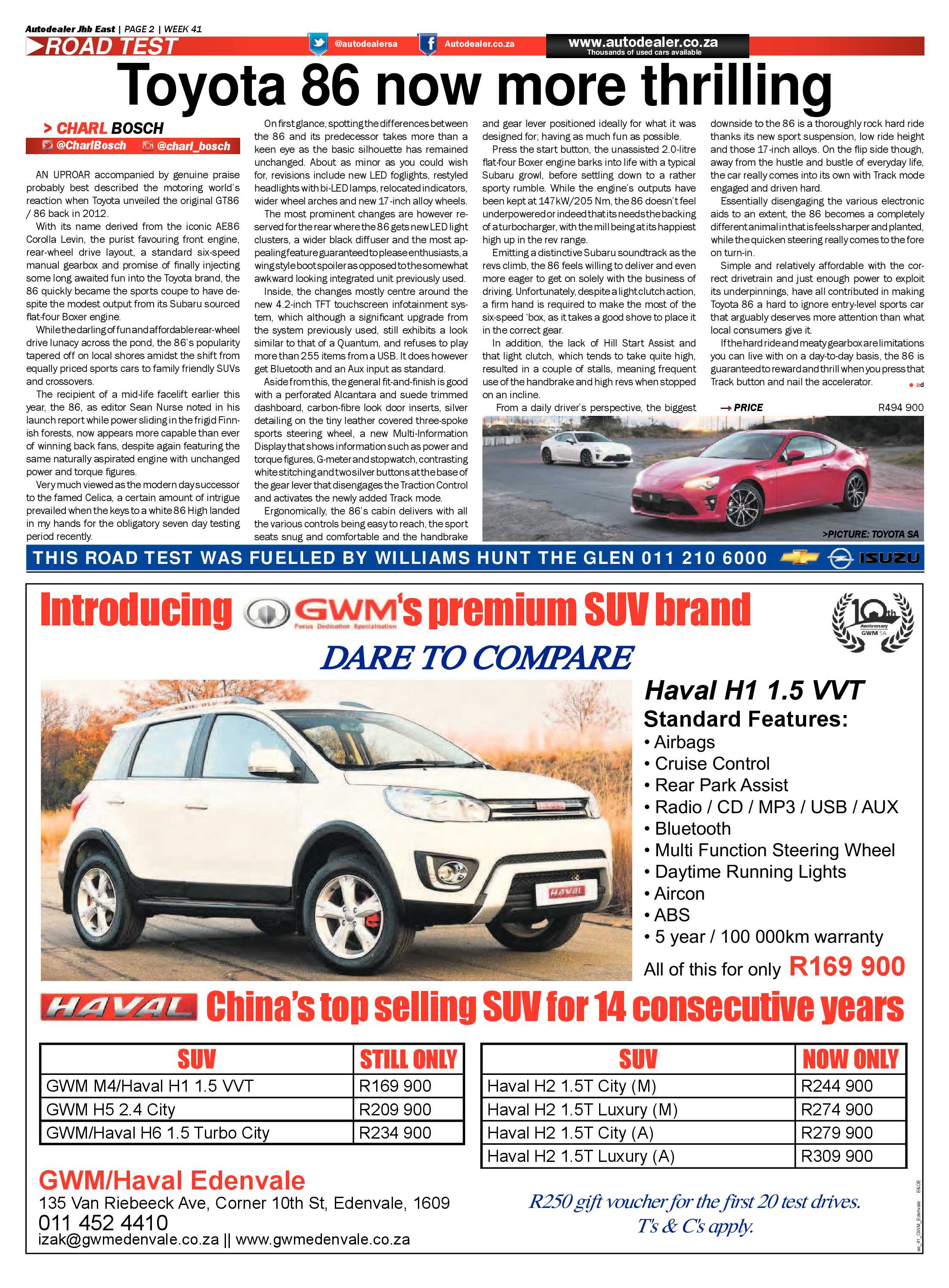 Springs Advertiser 12 October 2017 page 22