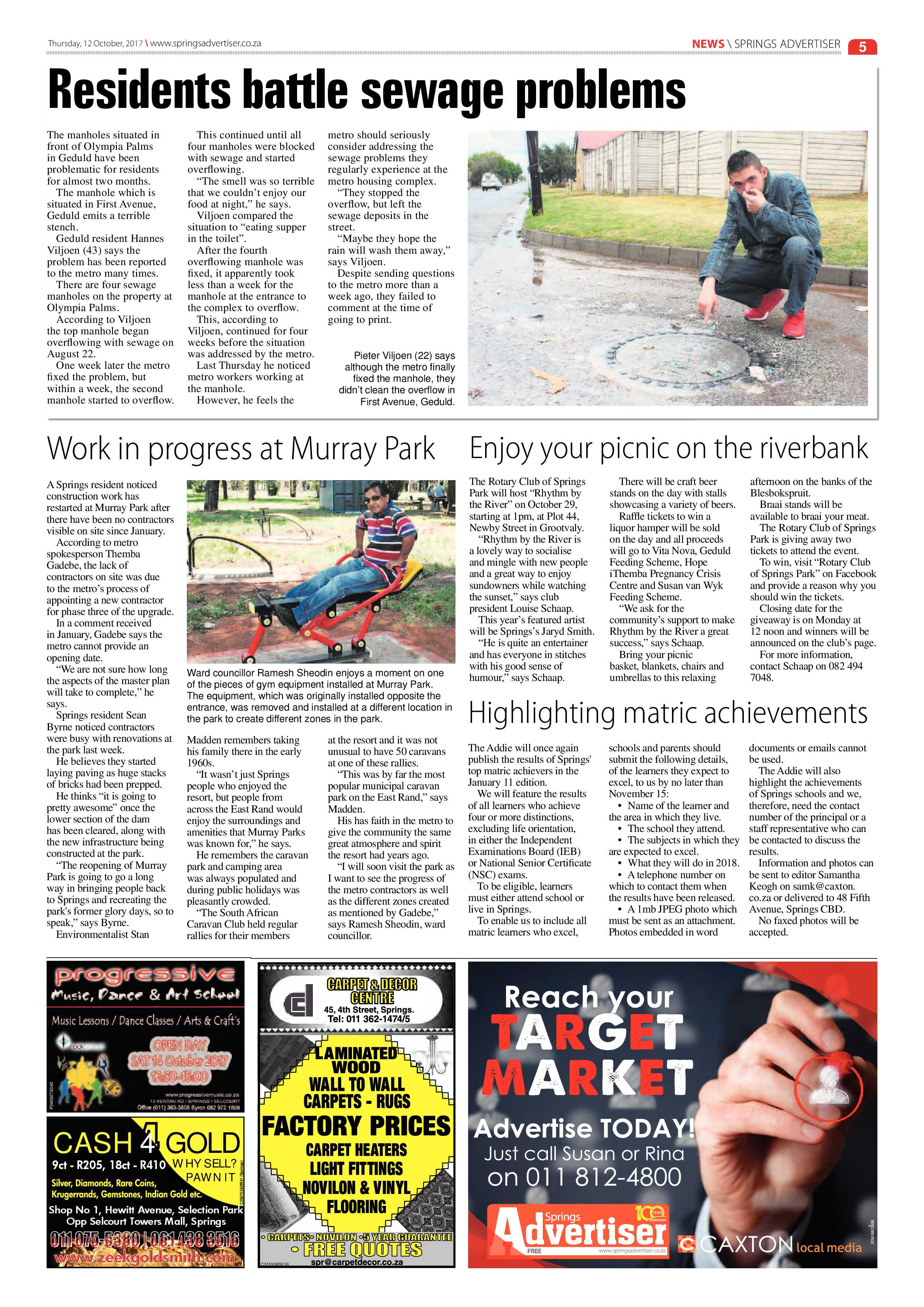 Springs Advertiser 12 October 2017 page 5