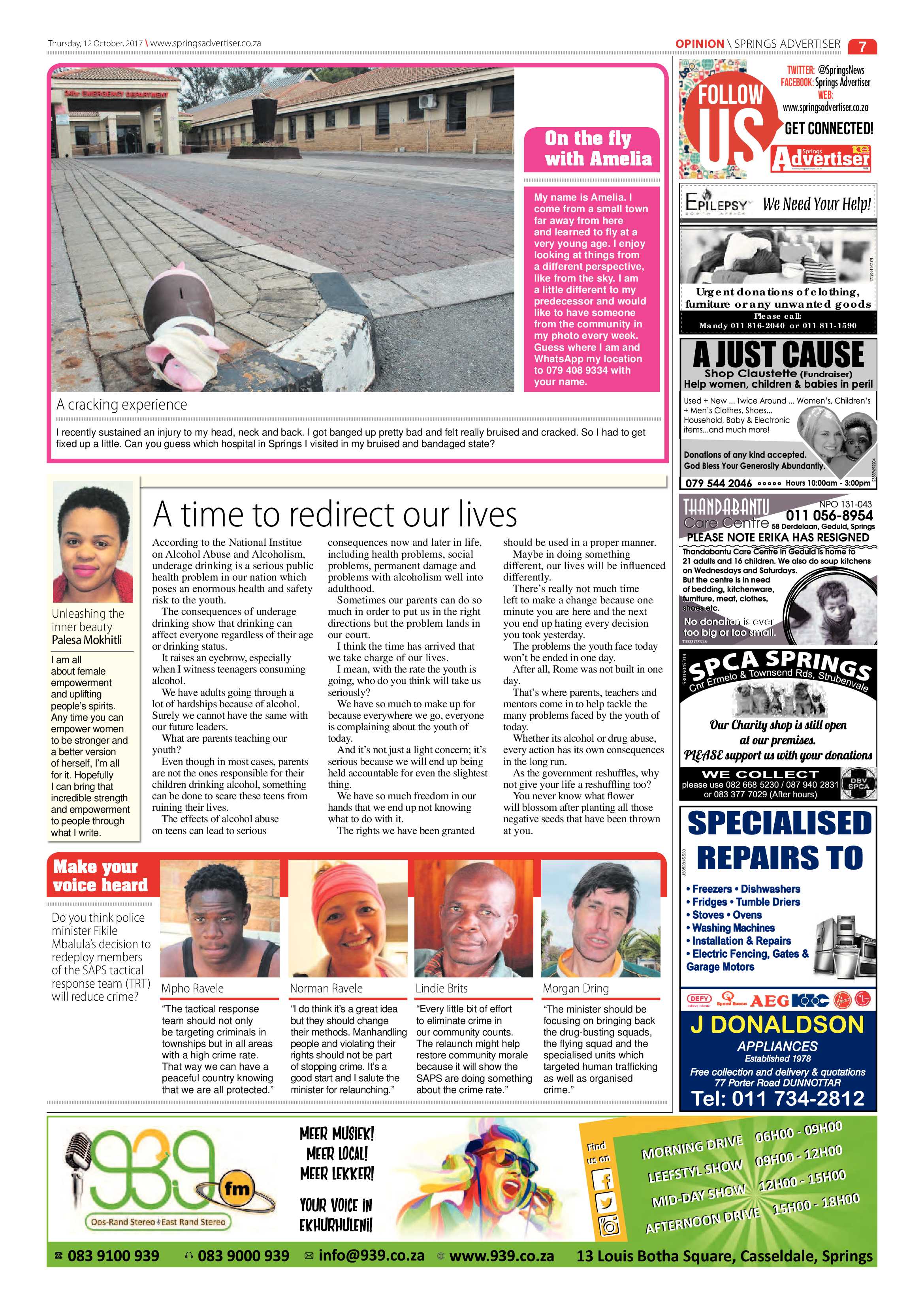Springs Advertiser 12 October 2017 page 7