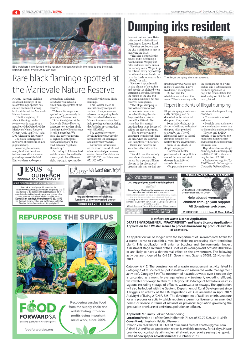 Springs Advertiser 12 October 2023 page 4