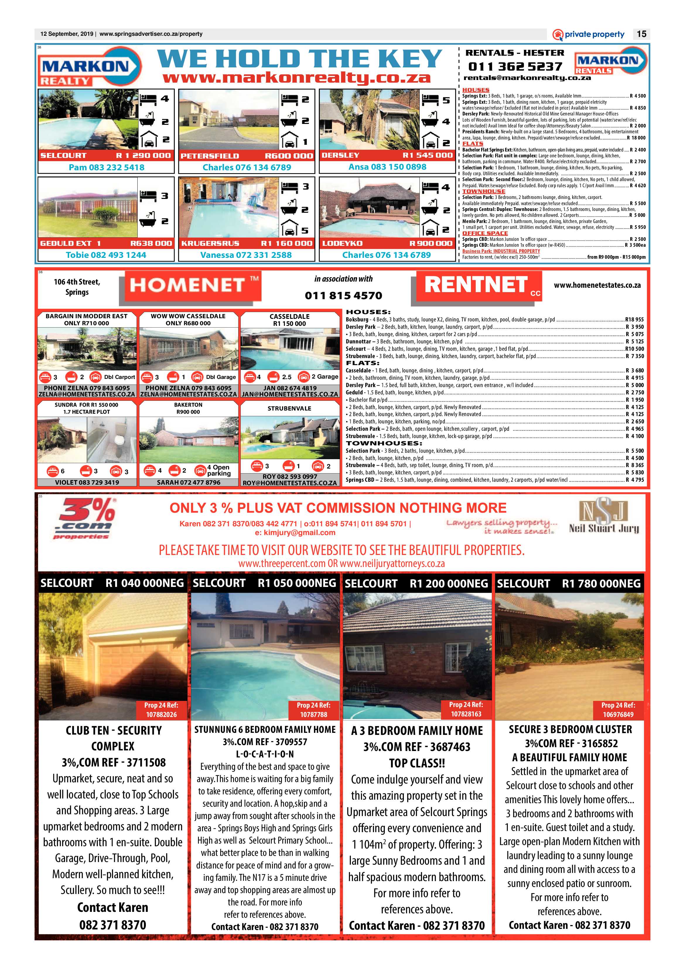 Springs Advertiser 12 September 2019 page 15