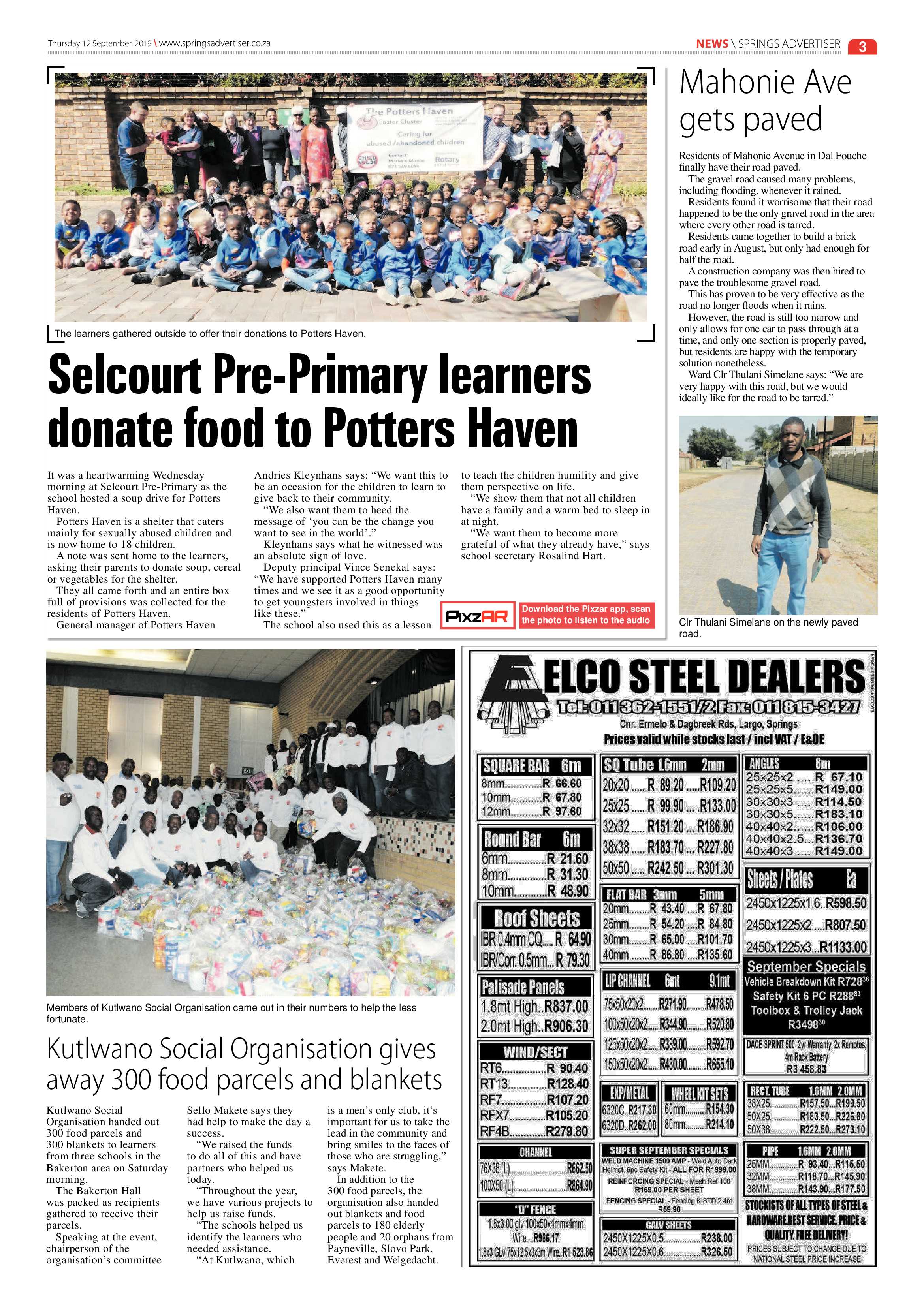 Springs Advertiser 12 September 2019 page 3
