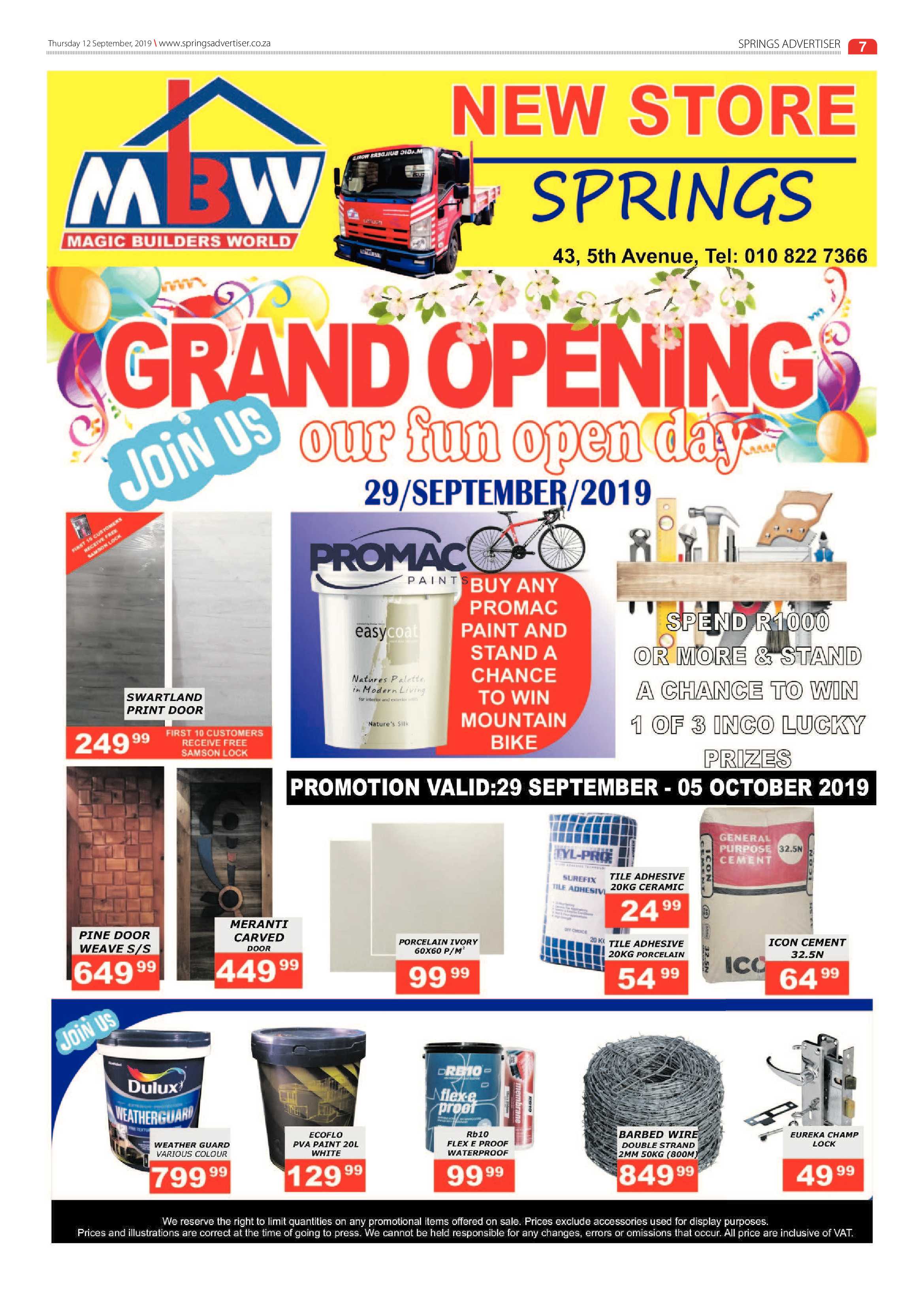 Springs Advertiser 12 September 2019 page 7