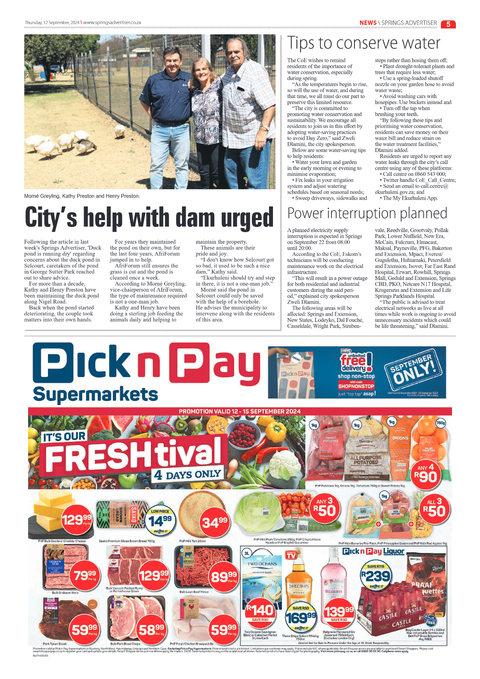 Springs Advertiser 12 September 2024 page 5