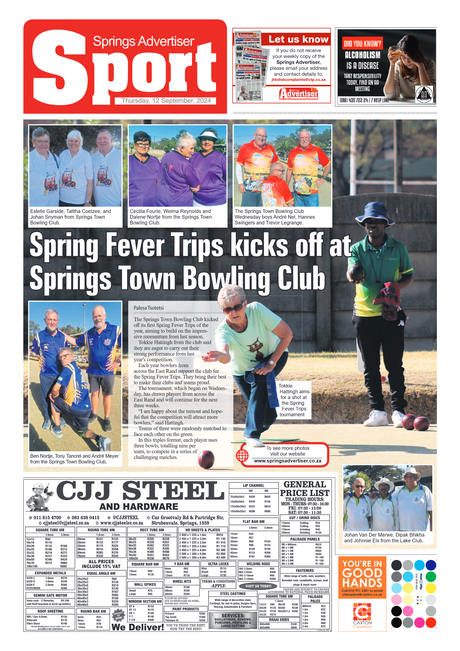 Springs Advertiser 12 September 2024 page 8
