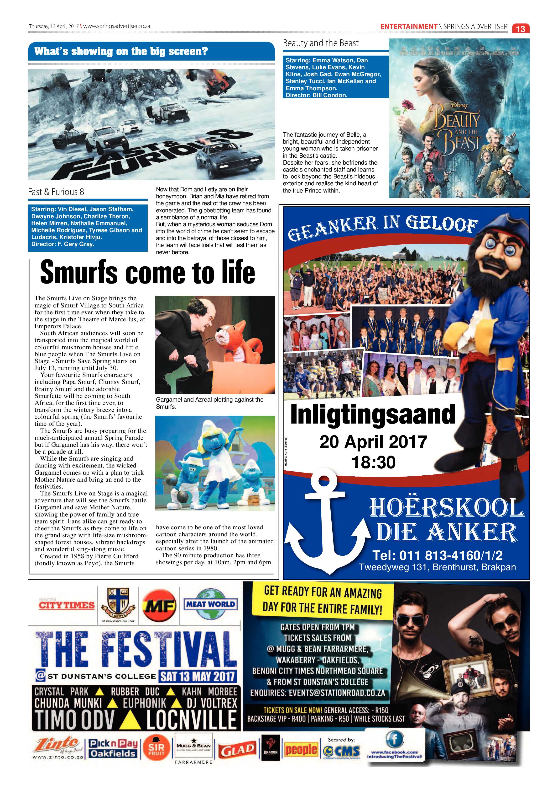 Springs Advertiser 13 April 2017 page 13