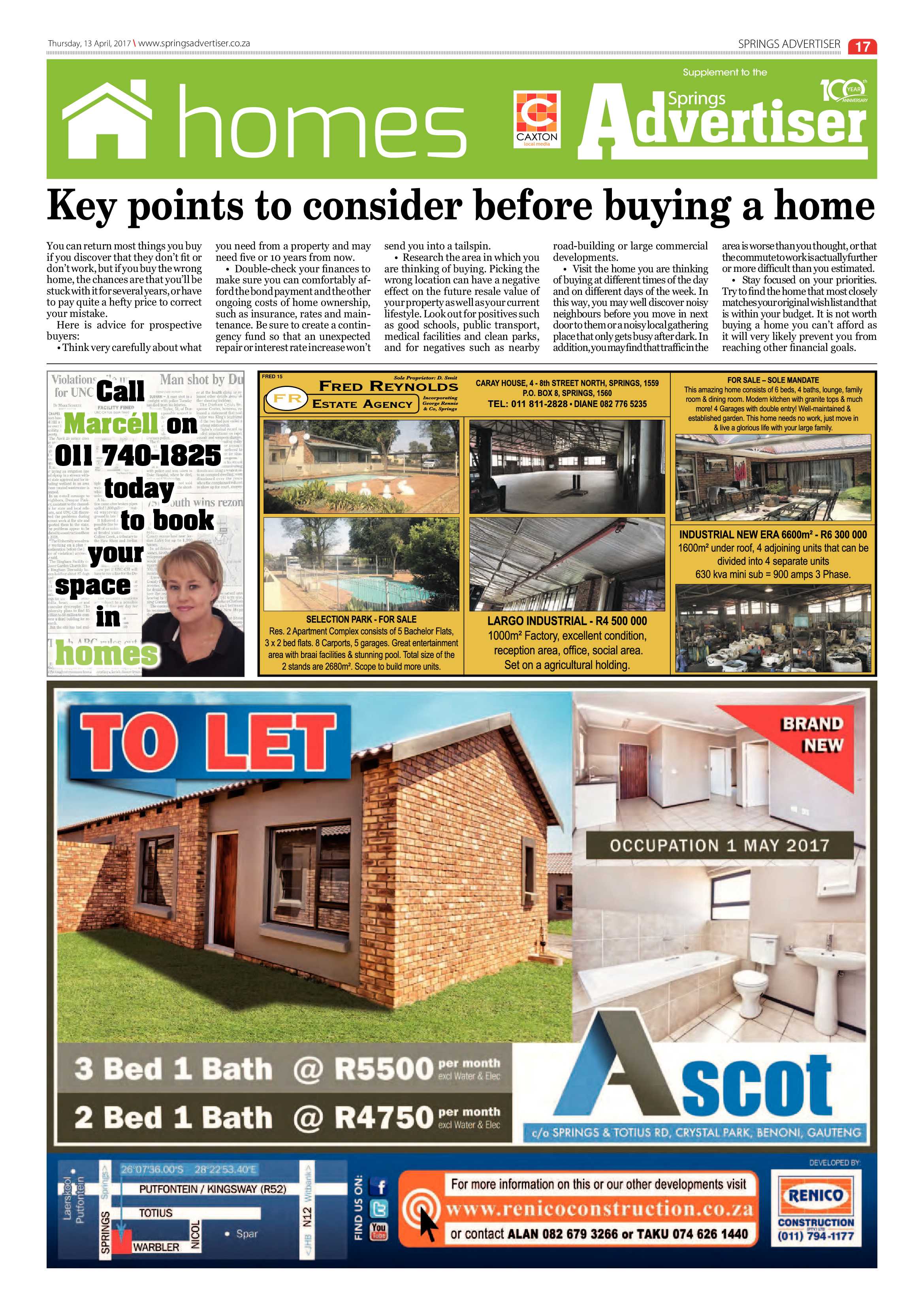 Springs Advertiser 13 April 2017 page 17