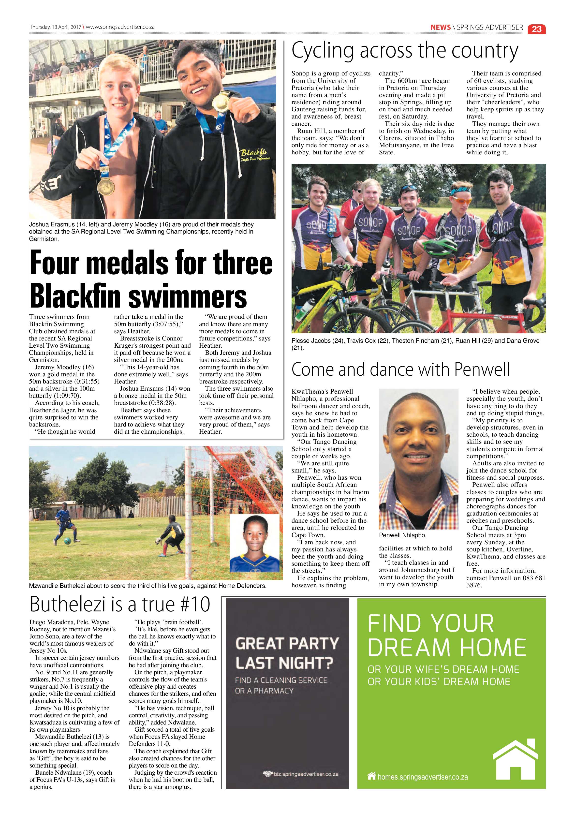 Springs Advertiser 13 April 2017 page 23