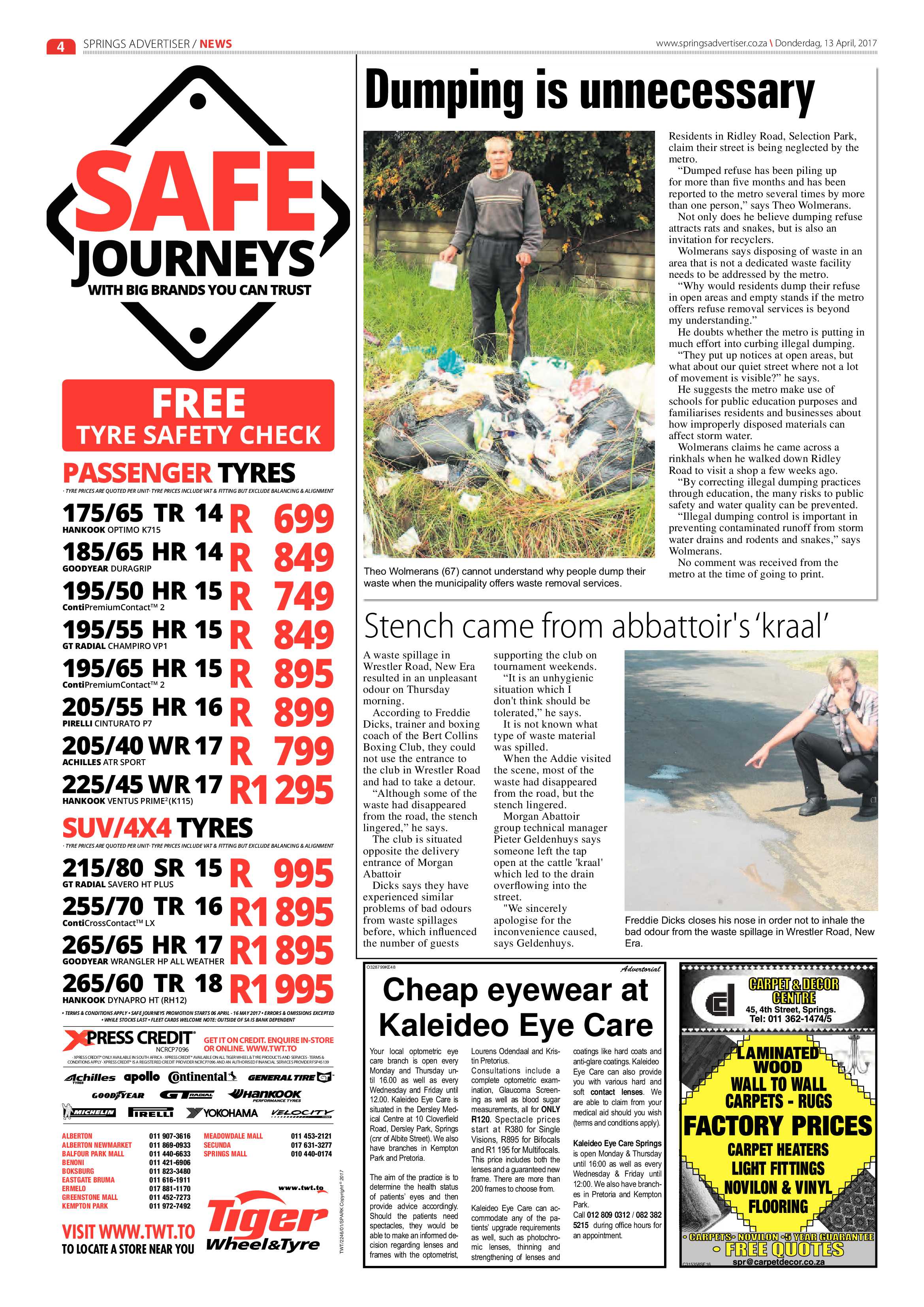 Springs Advertiser 13 April 2017 page 4