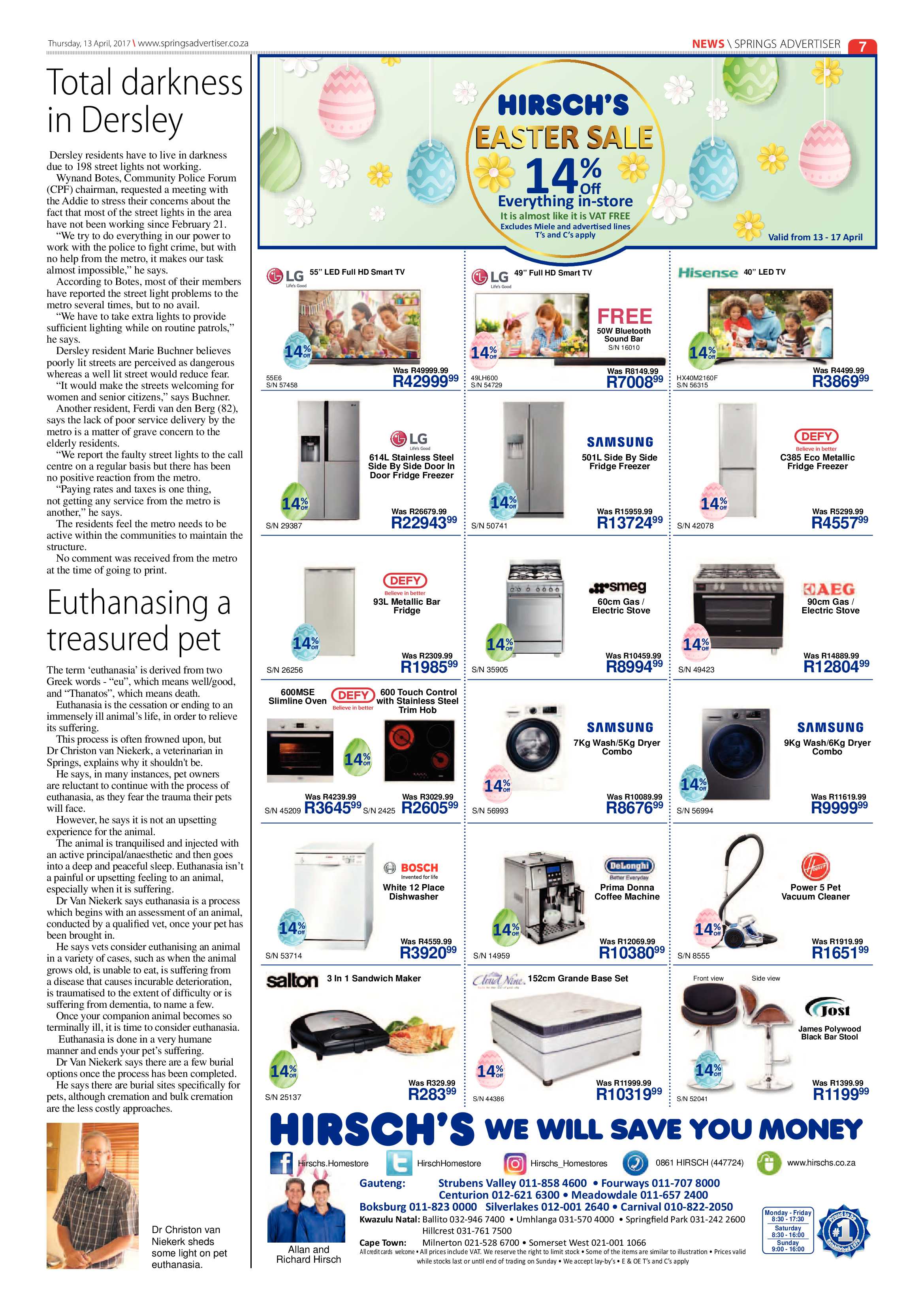 Springs Advertiser 13 April 2017 page 7