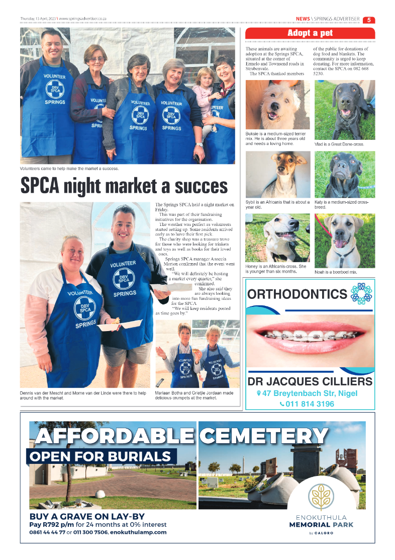 Springs Advertiser 13 April 2023 page 5