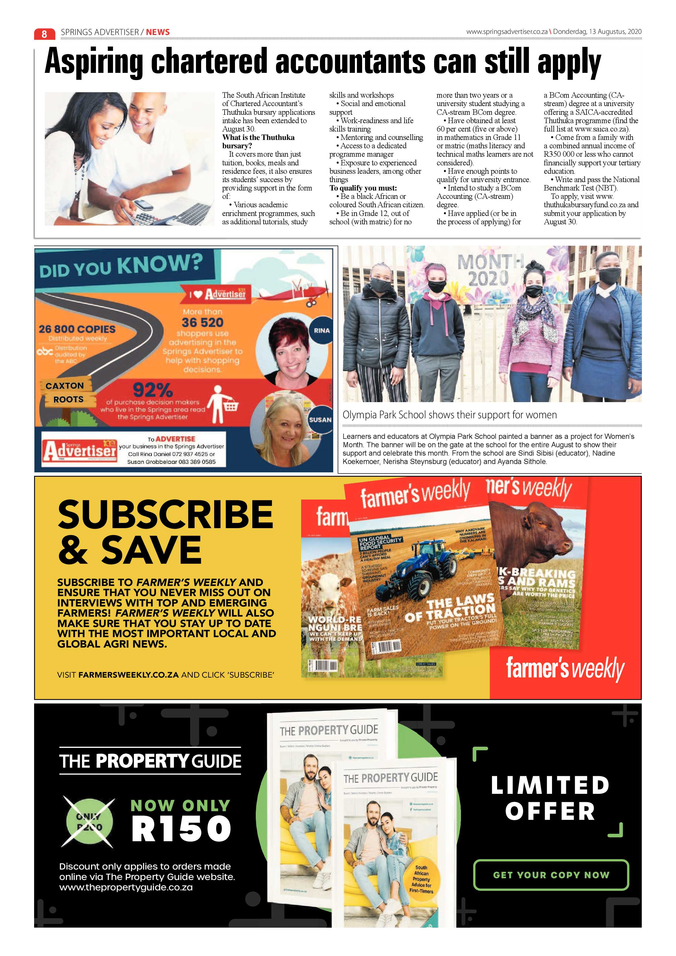 Springs Advertiser 13 August 2020 page 8