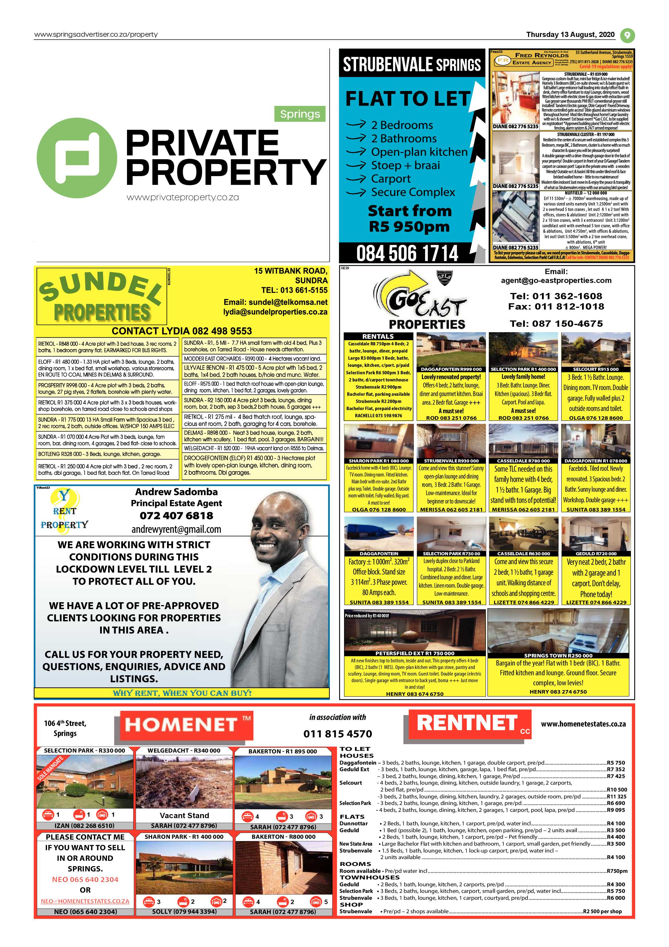 Springs Advertiser 13 August 2020 page 9