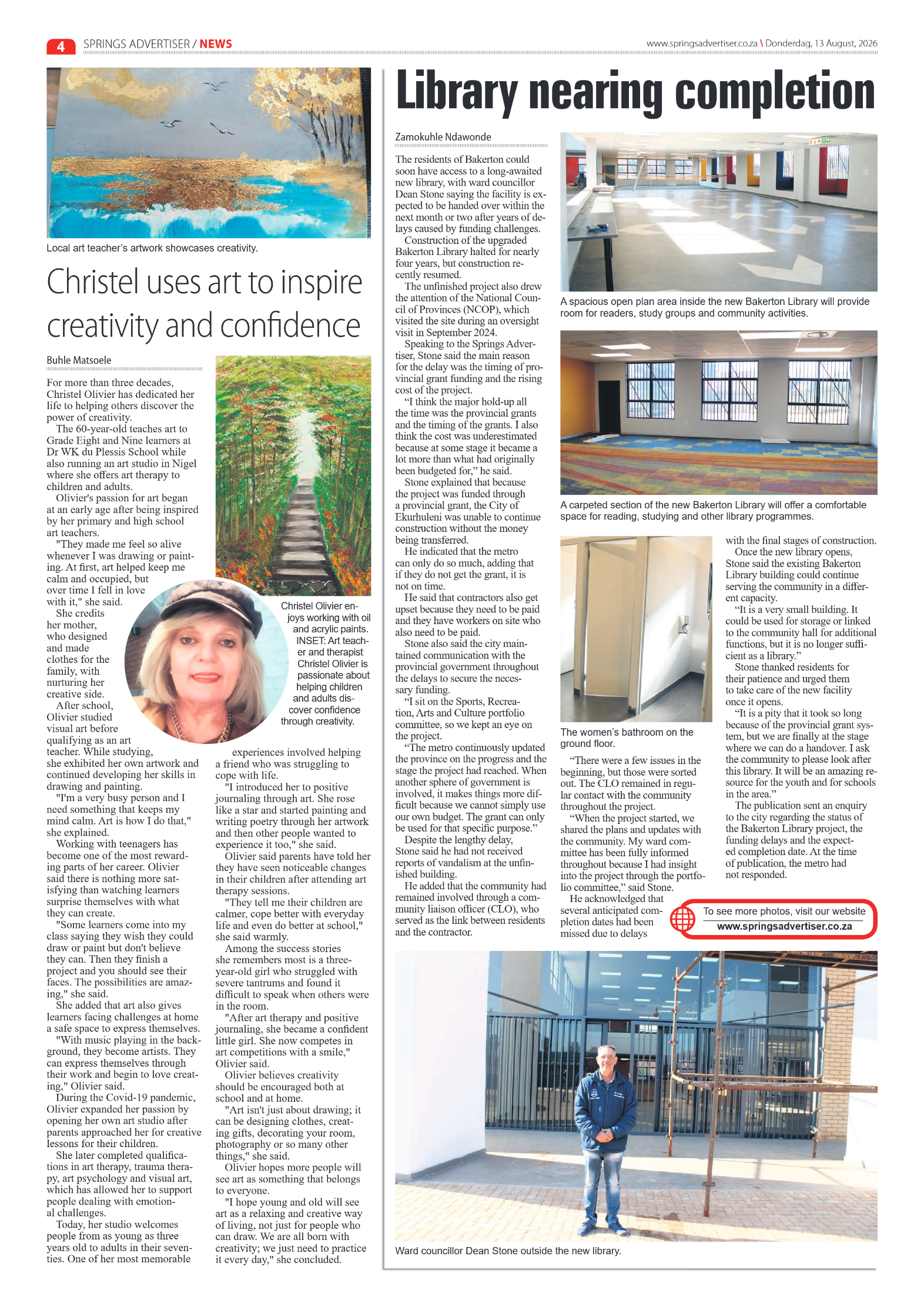 Springs Advertiser 13 August 2026 page 4