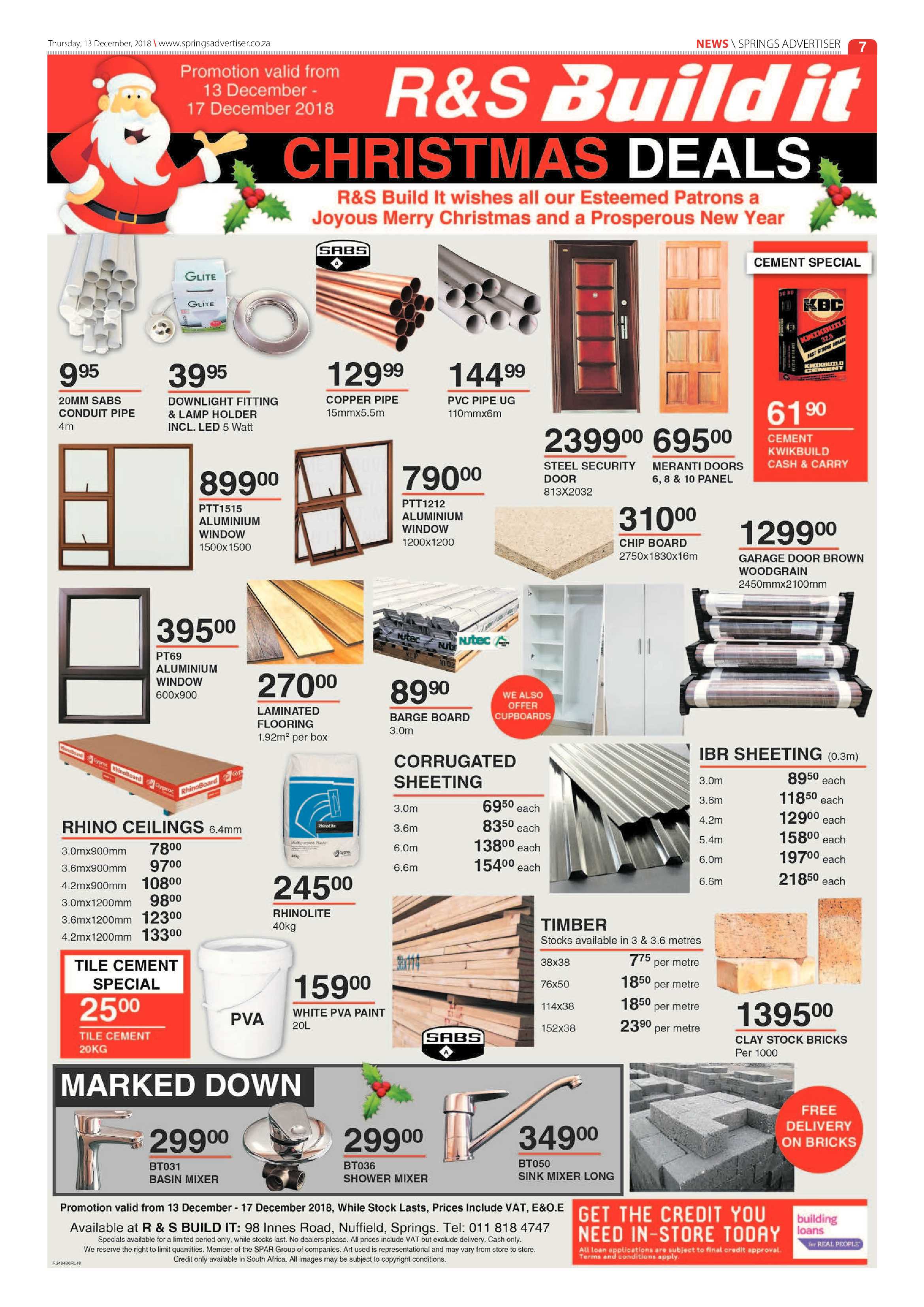 Springs Advertiser 13 December 2018 page 7